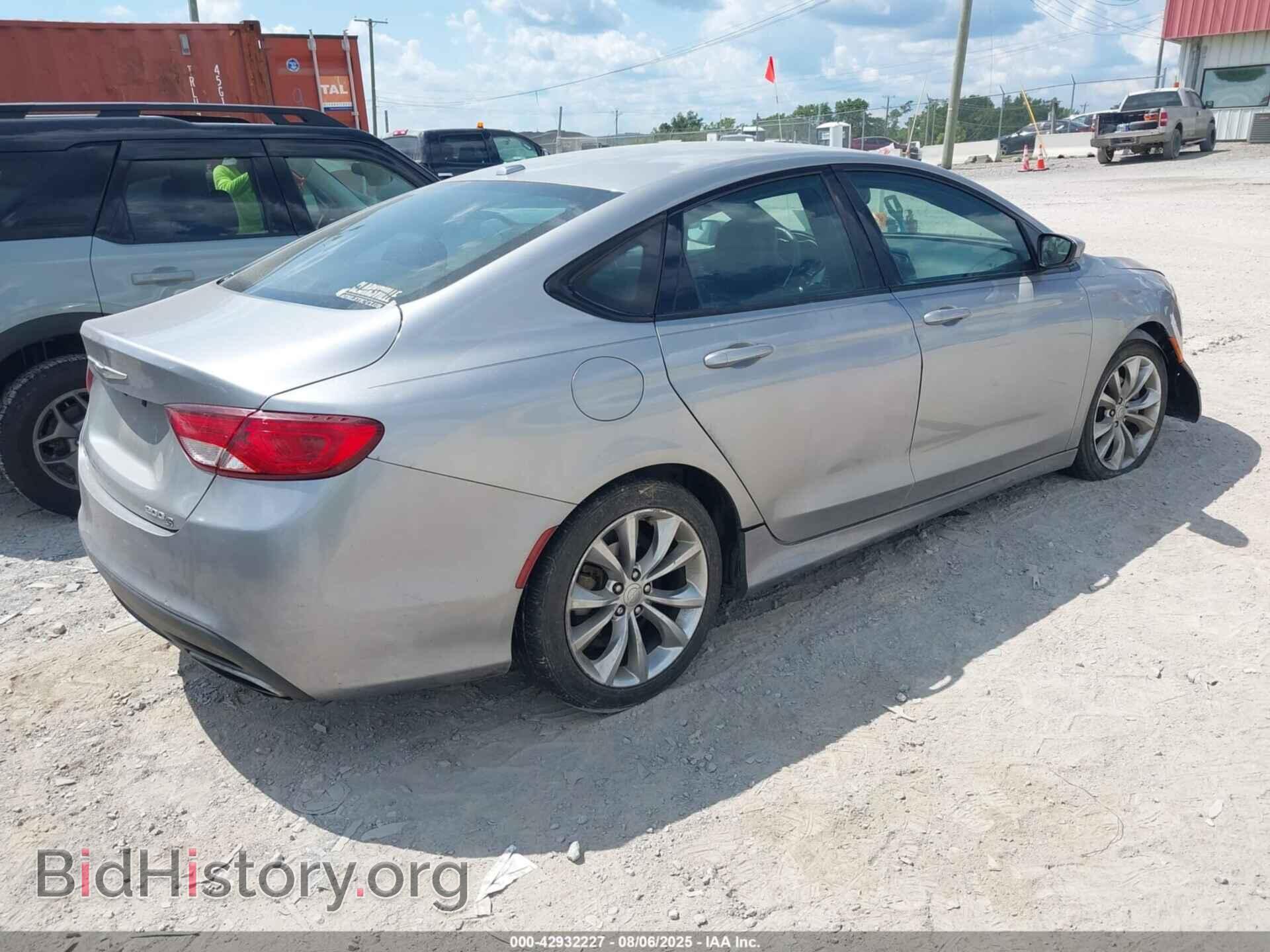 2015 CHRYSLER 200 - VIN: 1C3CCCBB0FN695844 - Фото 4