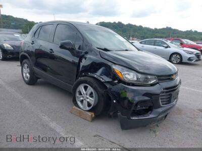 2019 Chevrolet TRAX LS, черный — VIN 3GNCJKSB3KL394854, IAAI