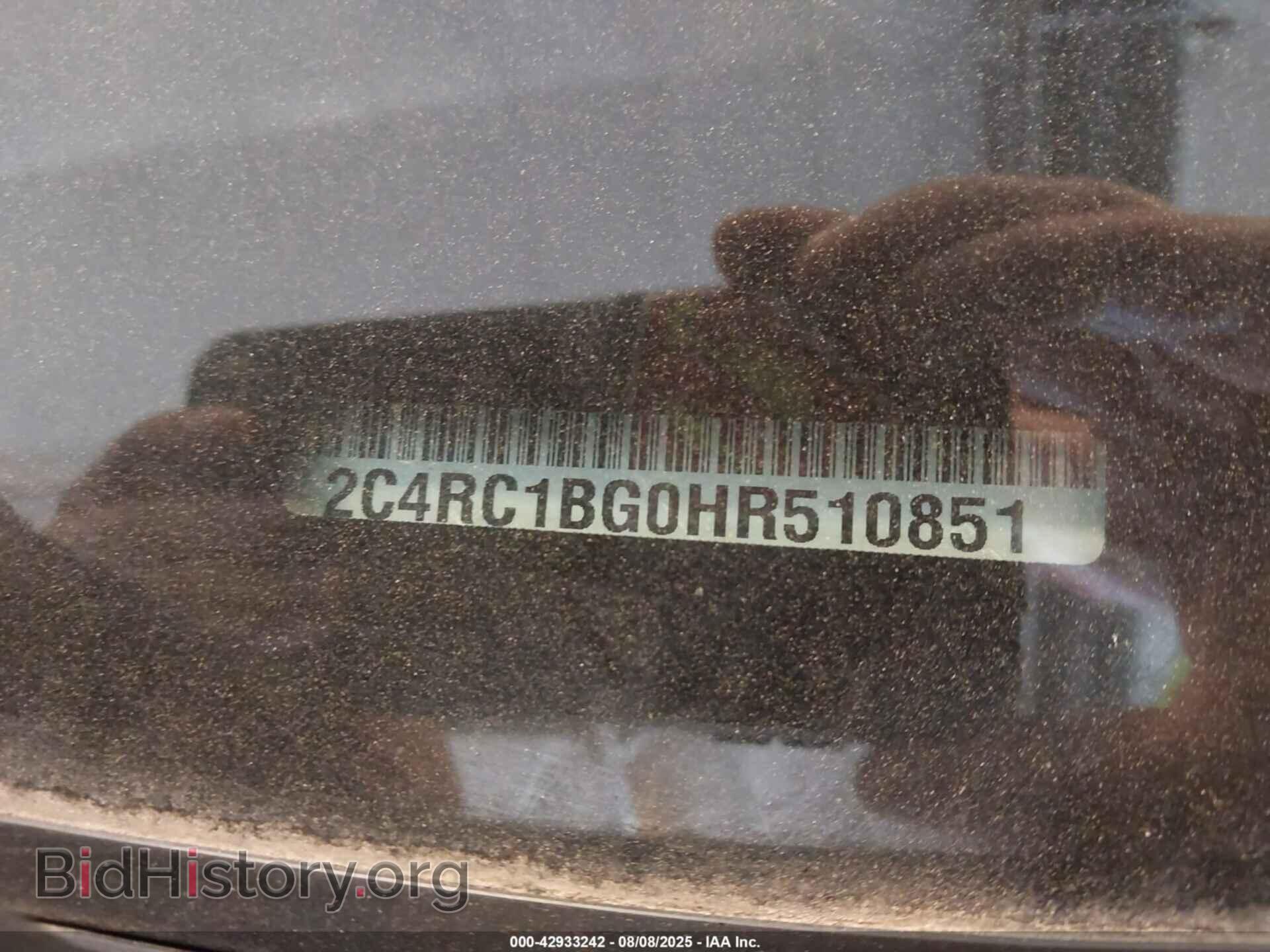 2017 CHRYSLER PACIFICA - VIN: 2C4RC1BG0HR510851 - Фото 9