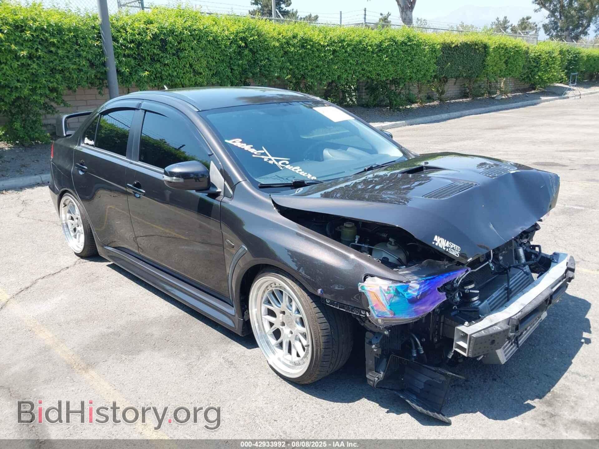 Photo JA32W8FV3FU008103 - MITSUBISHI LANCER EVOLUTION 2015