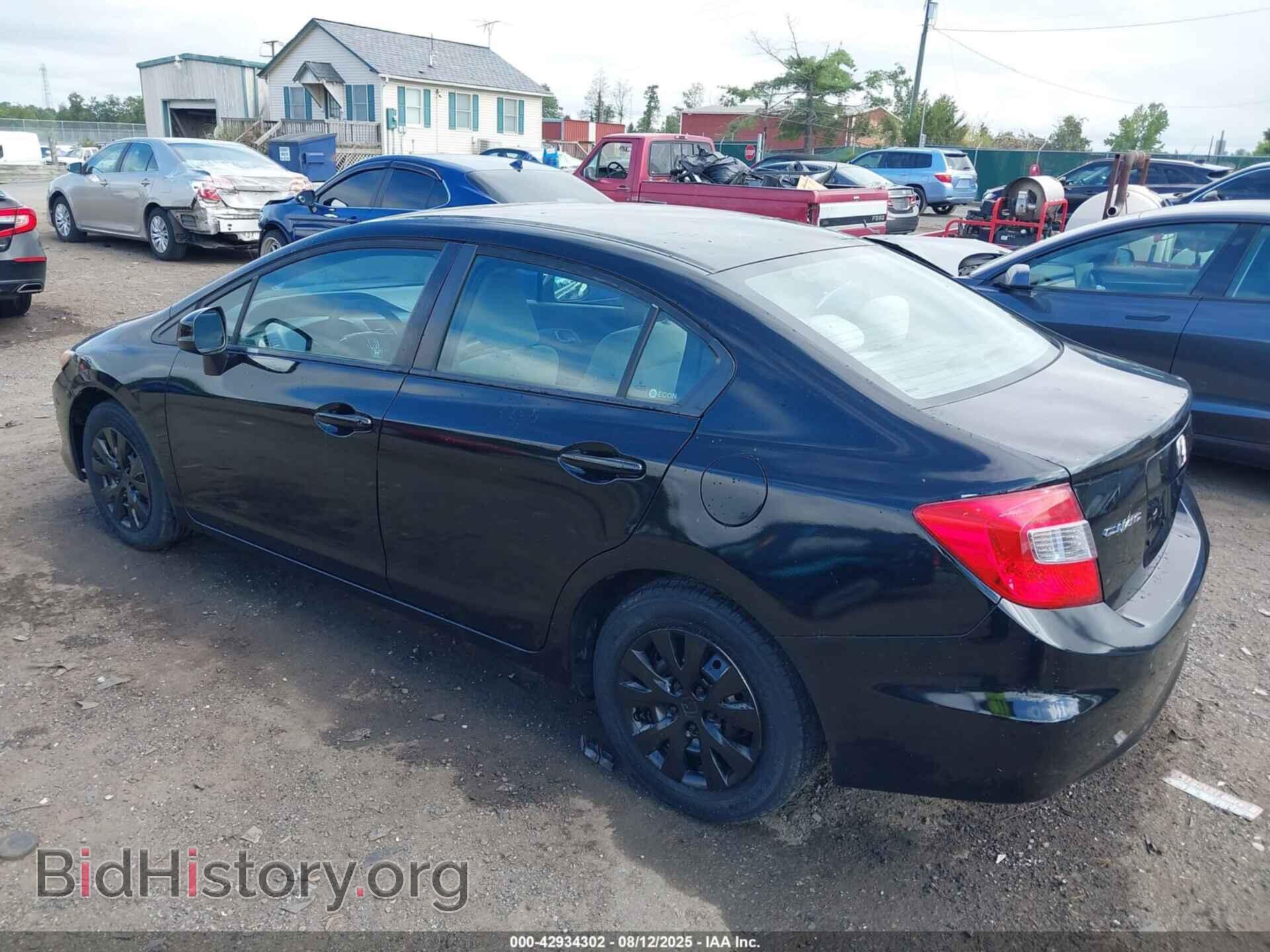 2012 HONDA CIVIC - VIN: 19XFB2F52CE391456 - Фото 3