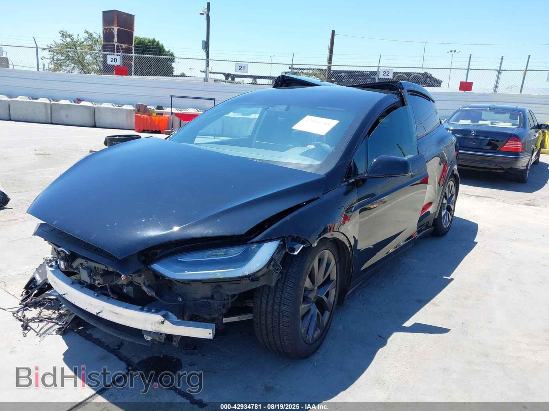 2022 TESLA MODEL X - VIN: 7SAXCBE65NF337483 - Фото 2