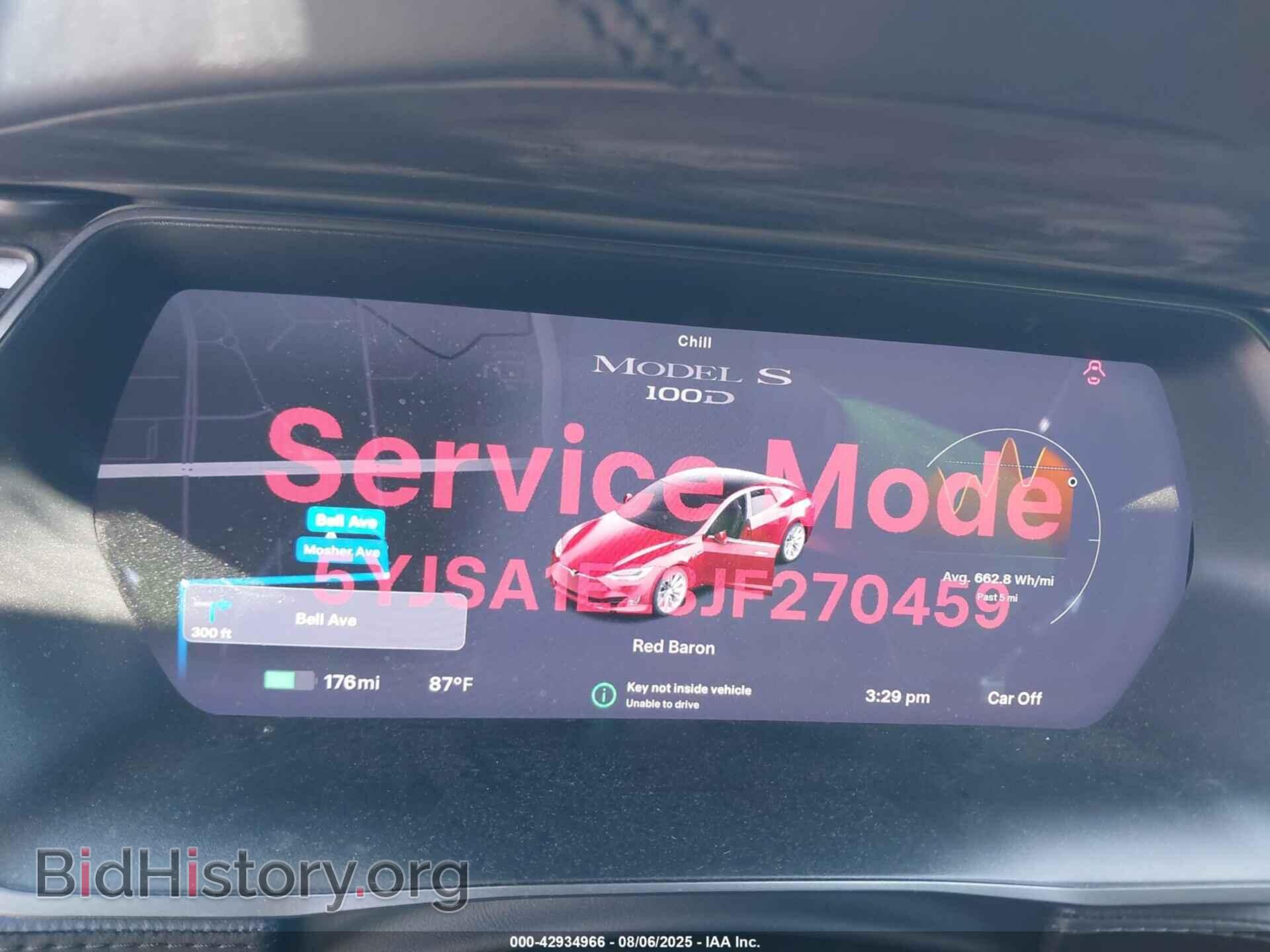 2018 TESLA MODEL S - VIN: 5YJSA1E23JF270459 - Photo 7