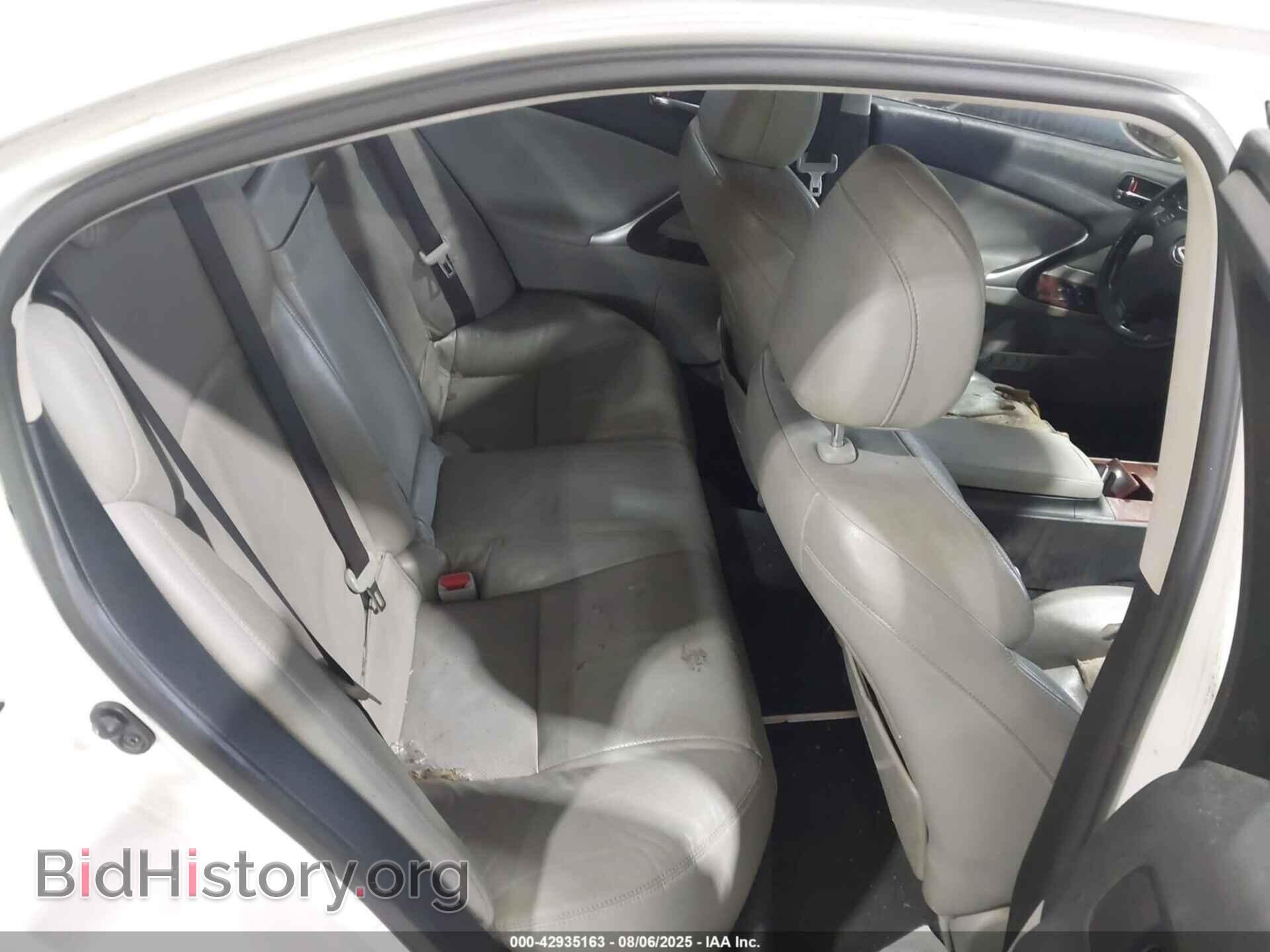 2007 LEXUS IS 350 - VIN: JTHBE262775011894 - Фото 8