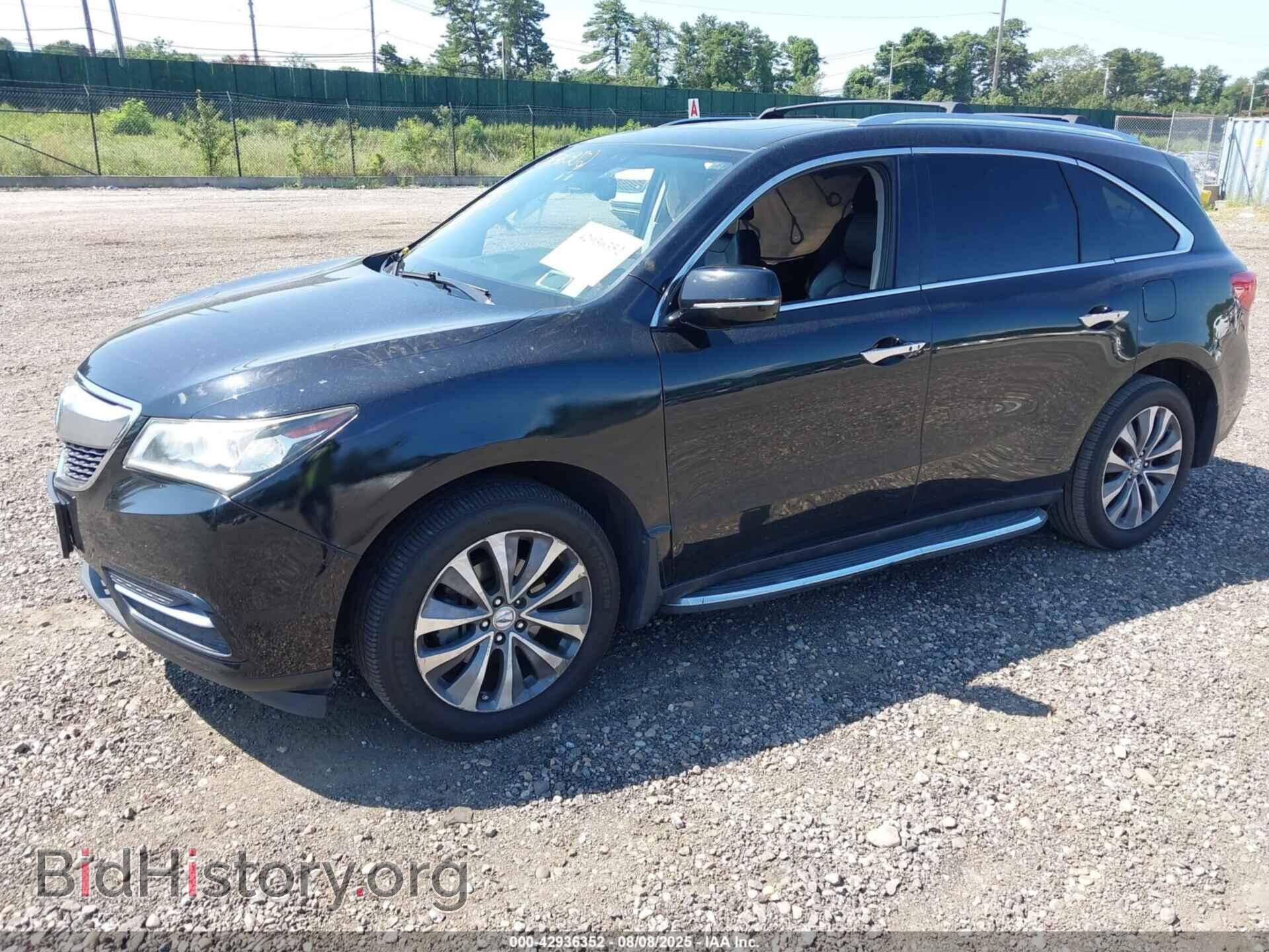 2014 ACURA MDX - VIN: 5FRYD4H46EB042248 - Фото 2