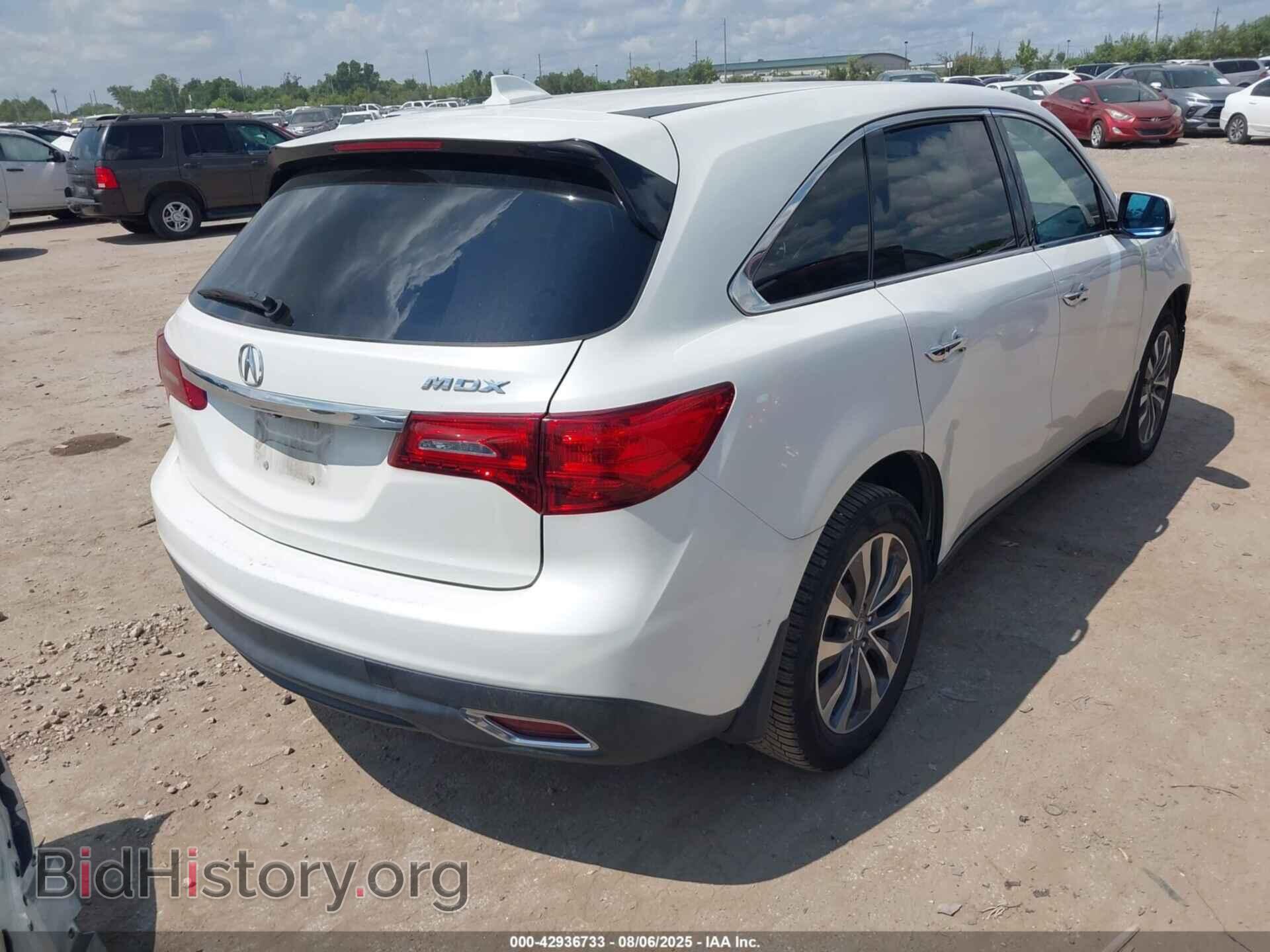2014 ACURA MDX - VIN: 5FRYD3H4XEB012972 - Фото 4