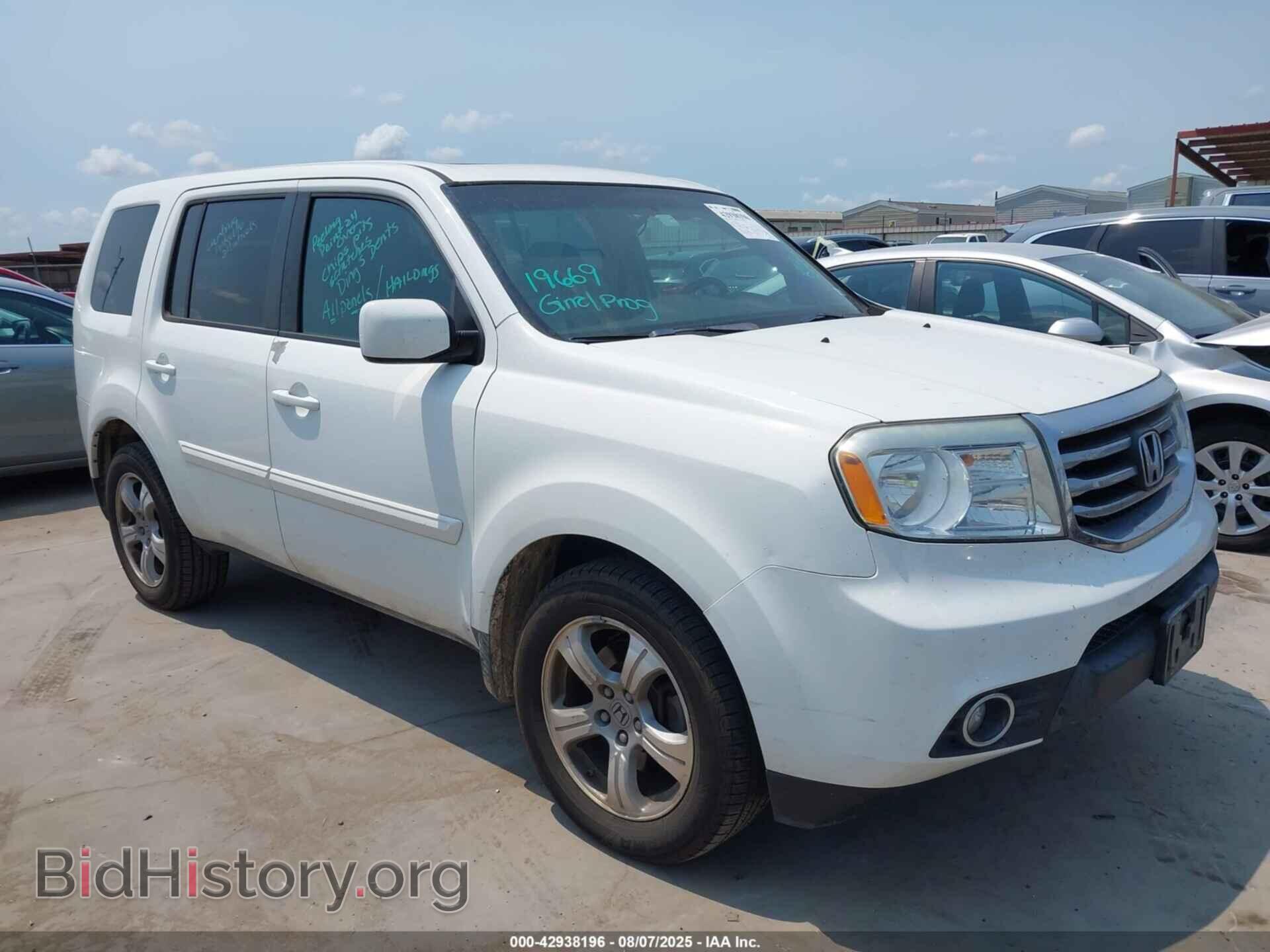 Photo 5FNYF3H57EB015266 - HONDA PILOT 2014