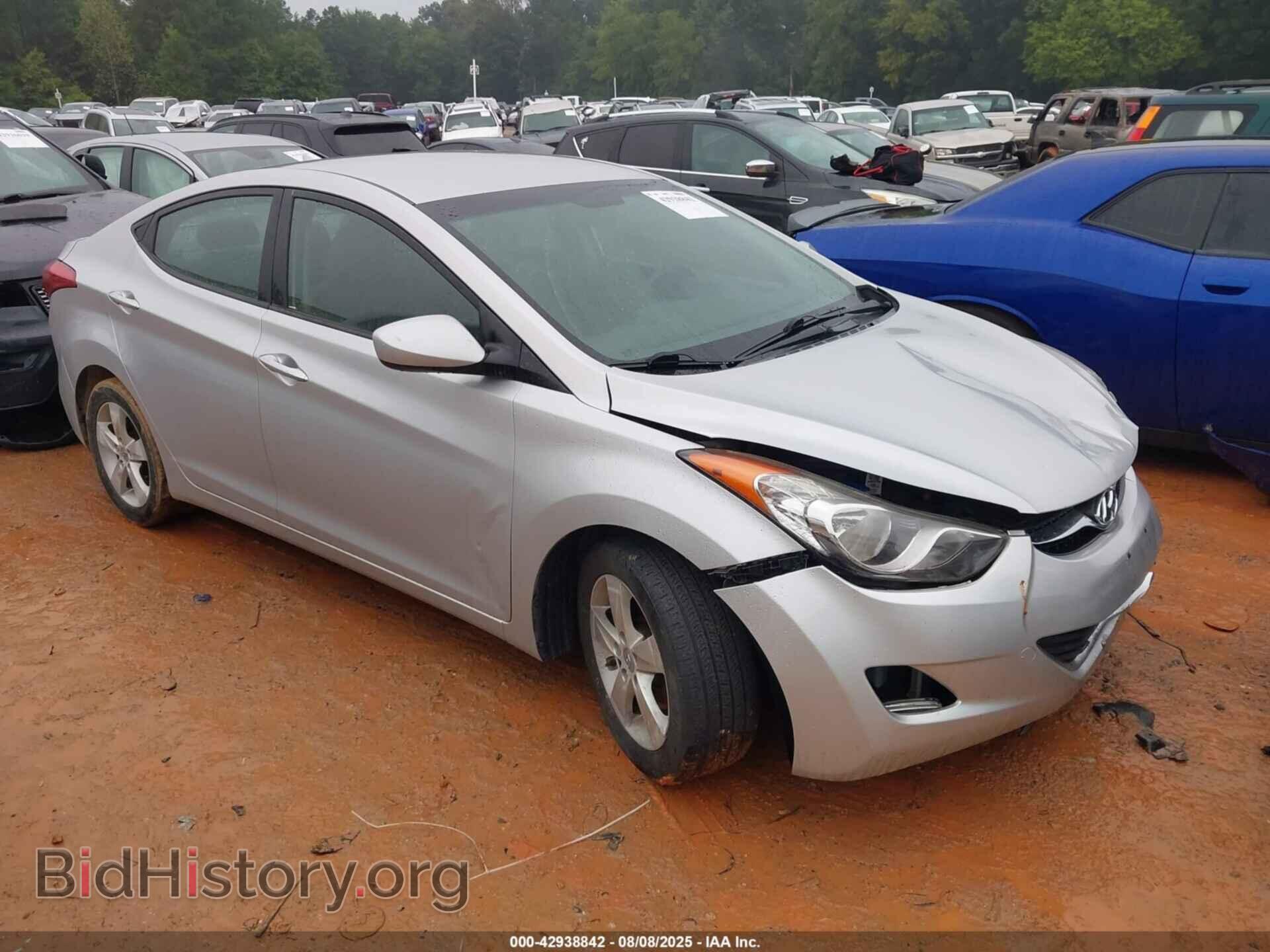 Photo KMHDH4AE6CU281645 - HYUNDAI ELANTRA 2012