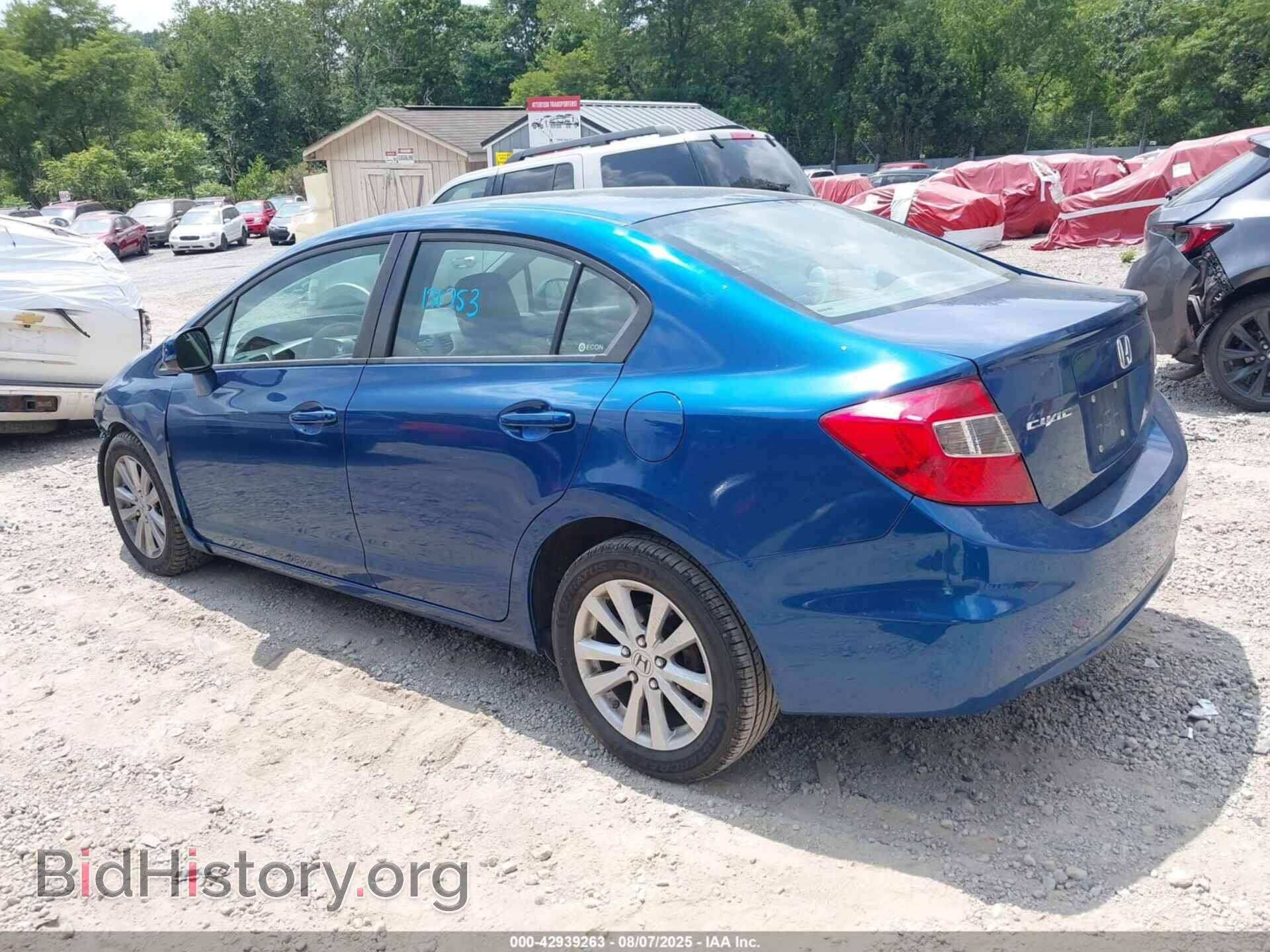 2012 HONDA CIVIC - VIN: 2HGFB2F82CH582567 - Фото 3