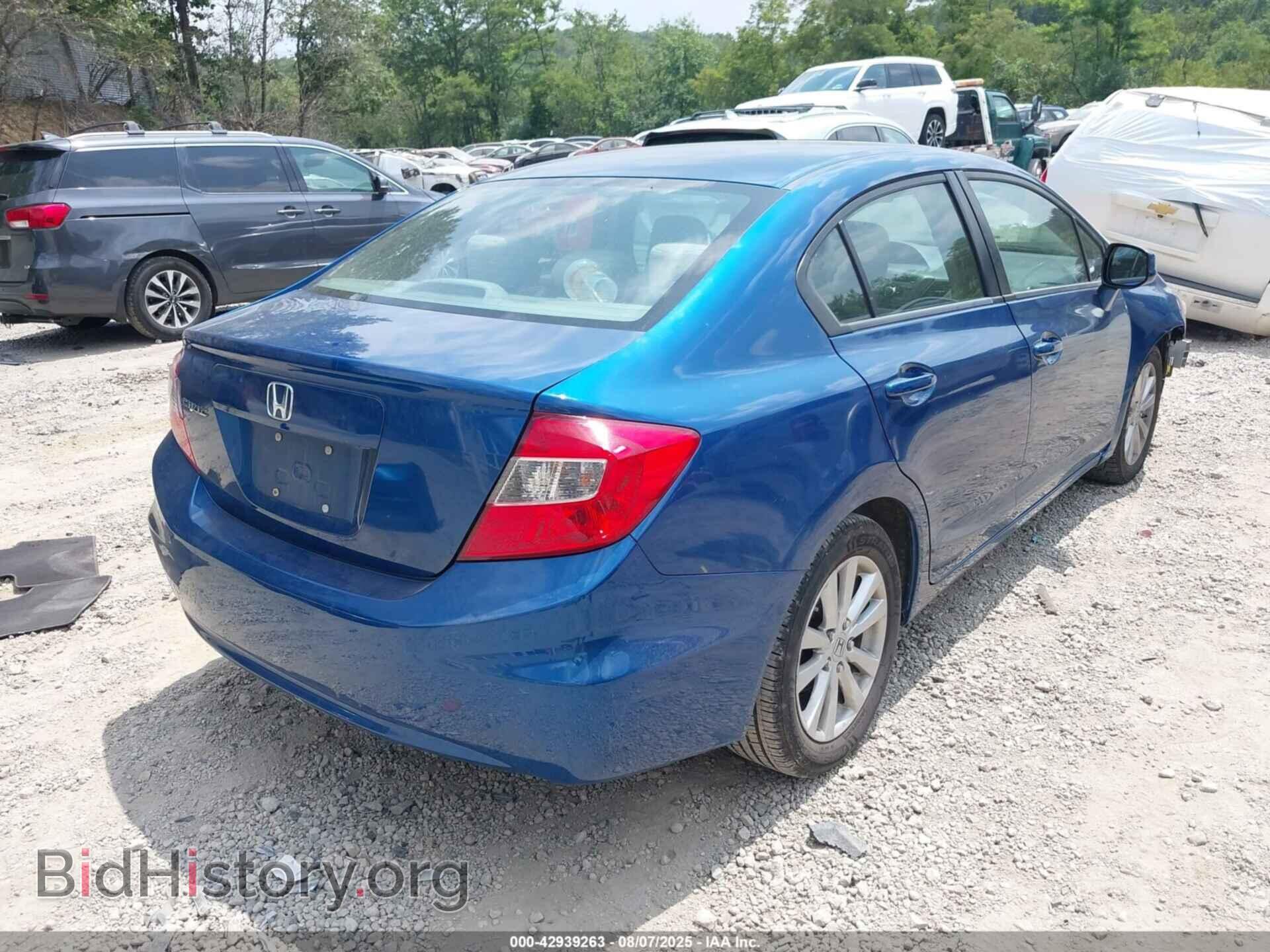 2012 HONDA CIVIC - VIN: 2HGFB2F82CH582567 - Фото 4