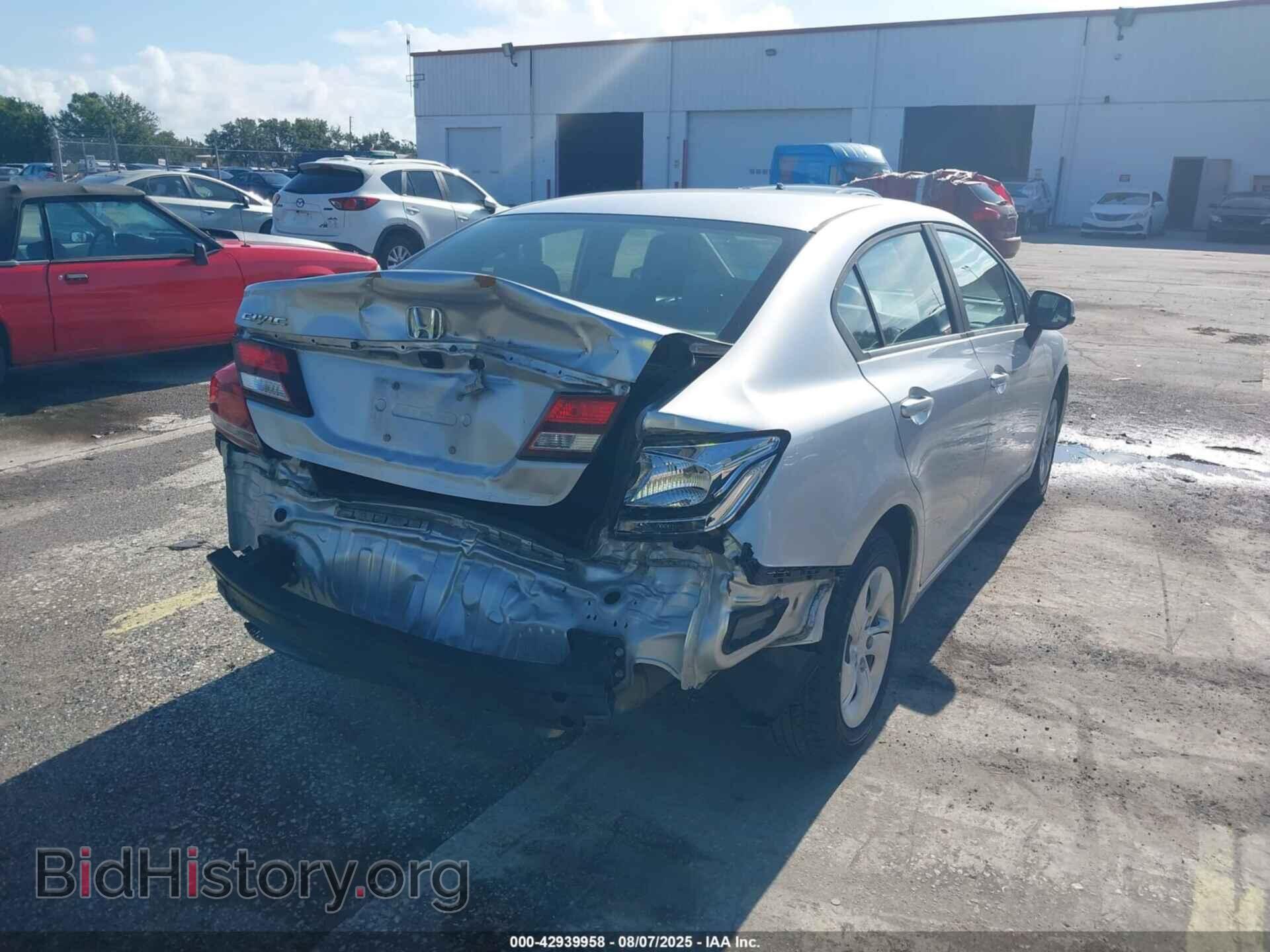 2013 HONDA CIVIC - VIN: 19XFB2F51DE024646 - Фото 4
