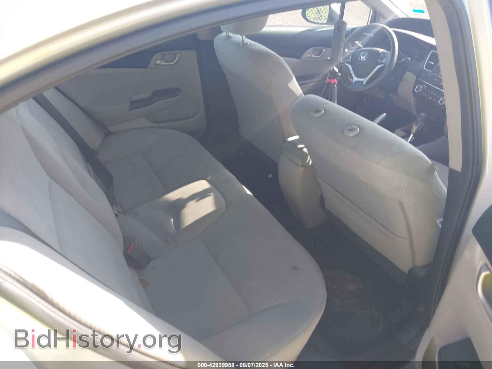 2013 HONDA CIVIC - VIN: 19XFB2F51DE024646 - Фото 8