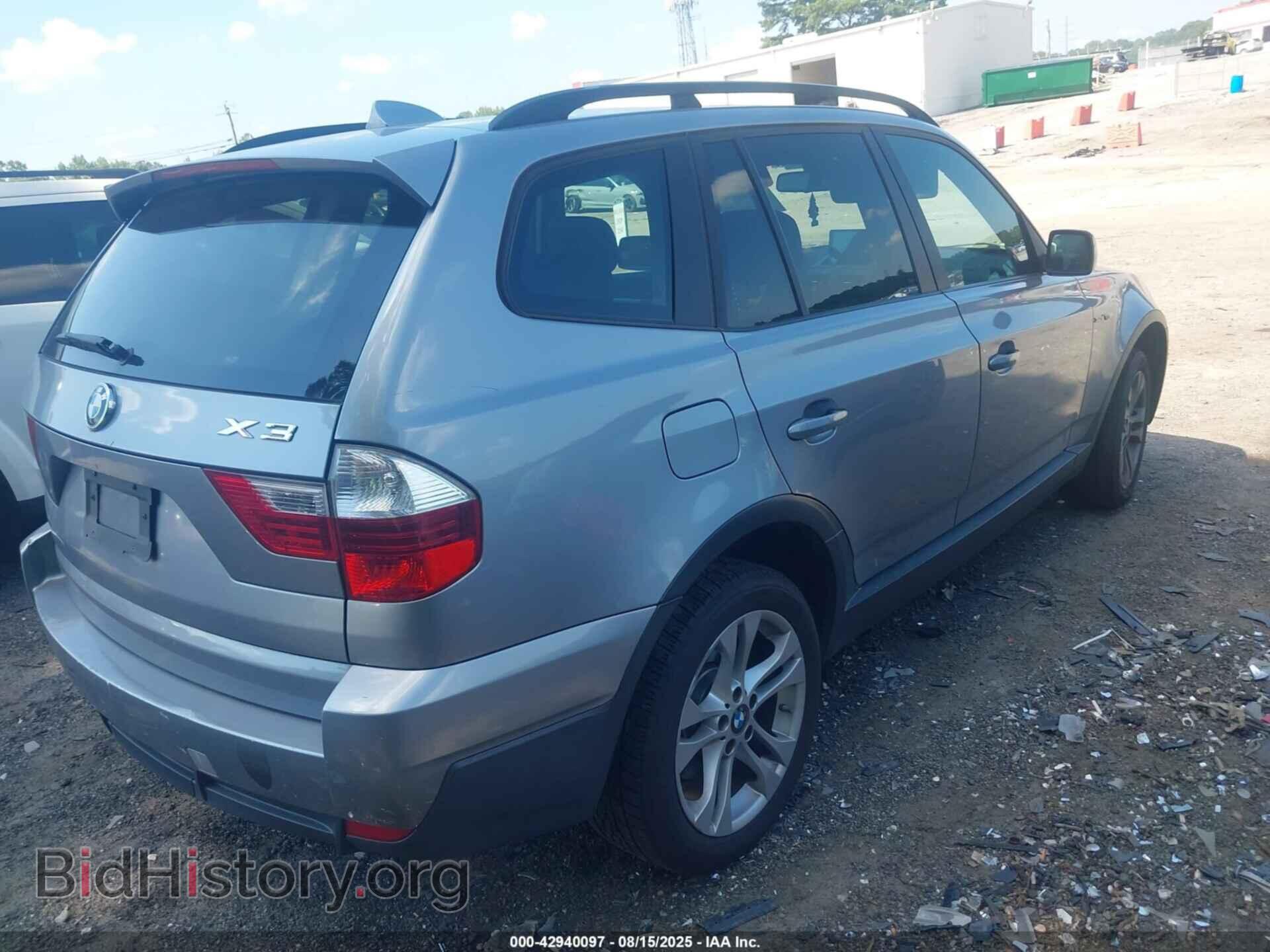 2007 BMW X3 - VIN: WBXPC93487WF01868 - Фото 4