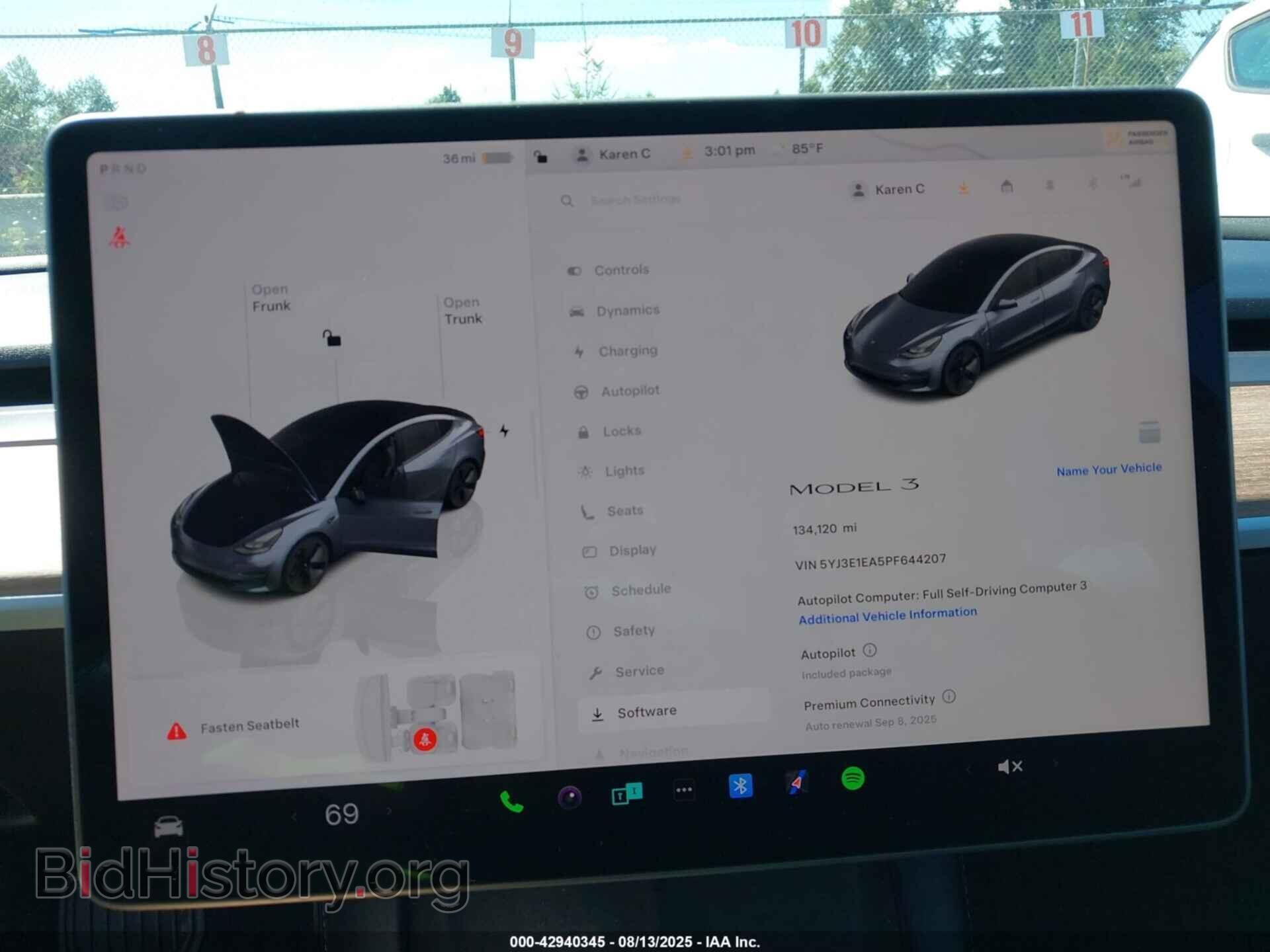 2023 TESLA MODEL 3 - VIN: 5YJ3E1EA5PF644207 - Фото 7