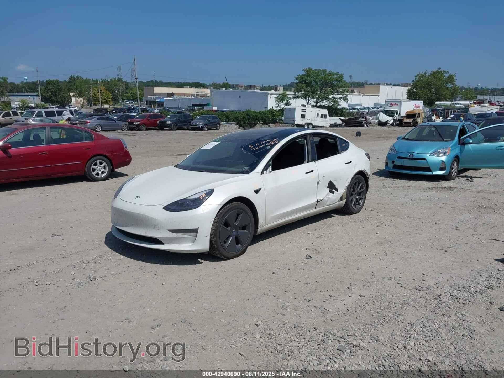 2021 TESLA MODEL 3 - VIN: 5YJ3E1EB9MF988238 - Фото 2