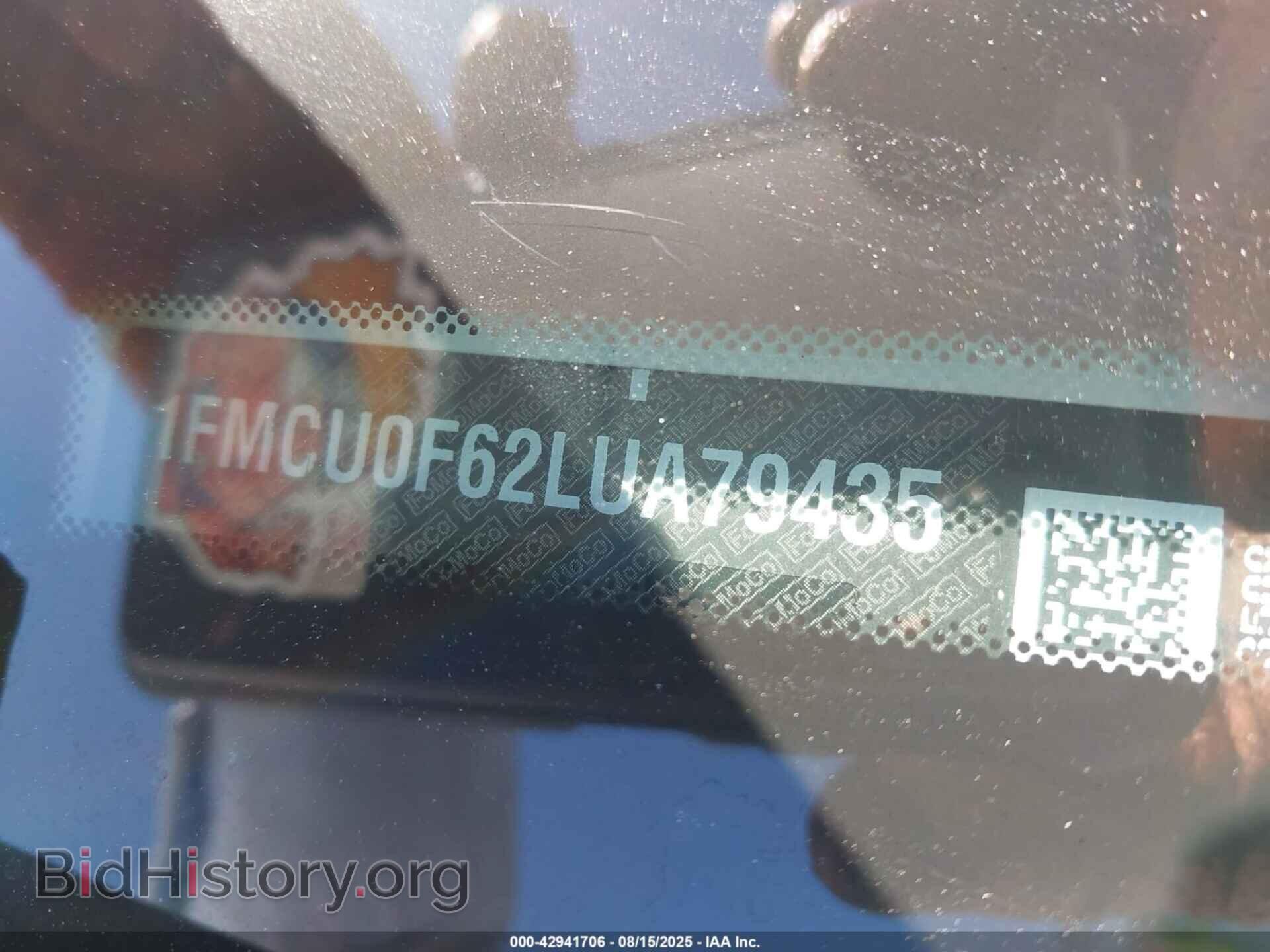 2020 FORD ESCAPE - VIN: 1FMCU0F62LUA79435 - Фото 9