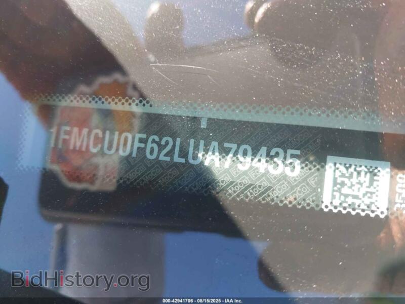 2020 Ford ESCAPE (VIN 1FMCU0F62LUA79435) — фото 9 из 16