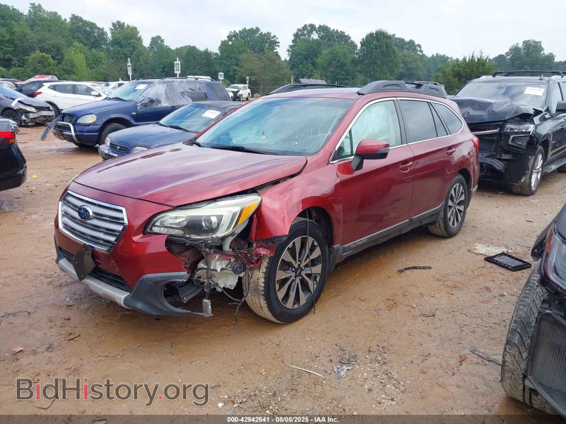 2015 SUBARU OUTBACK - VIN: 4S4BSBLC8F3217092 - Фото 2