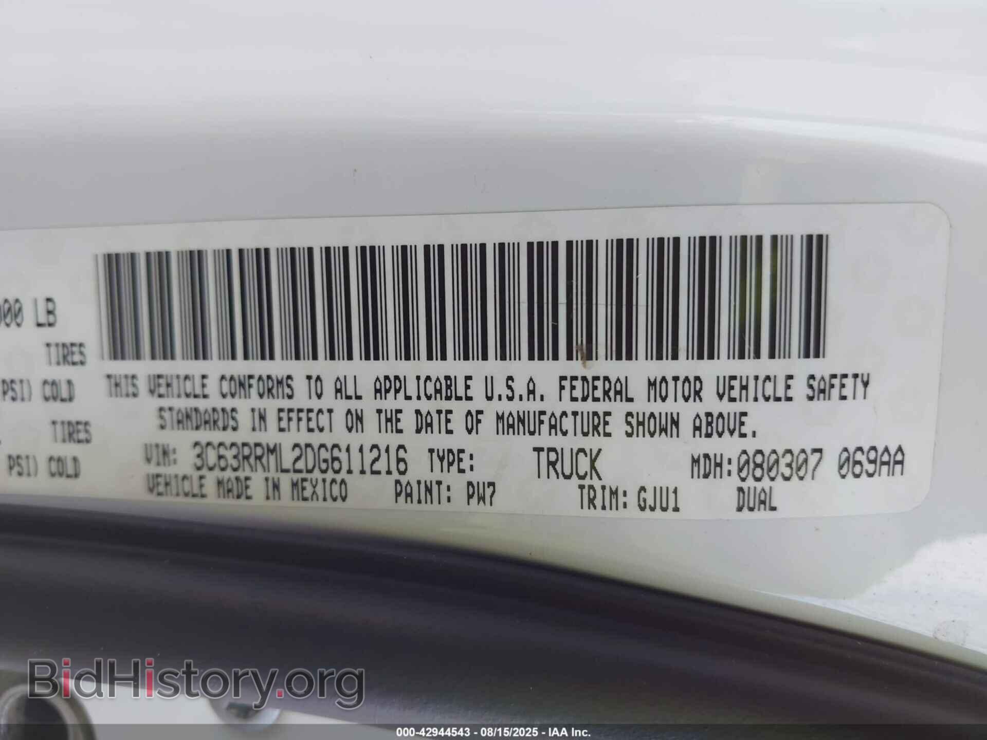2013 RAM 3500 - VIN: 3C63RRML2DG611216 - Фото 9