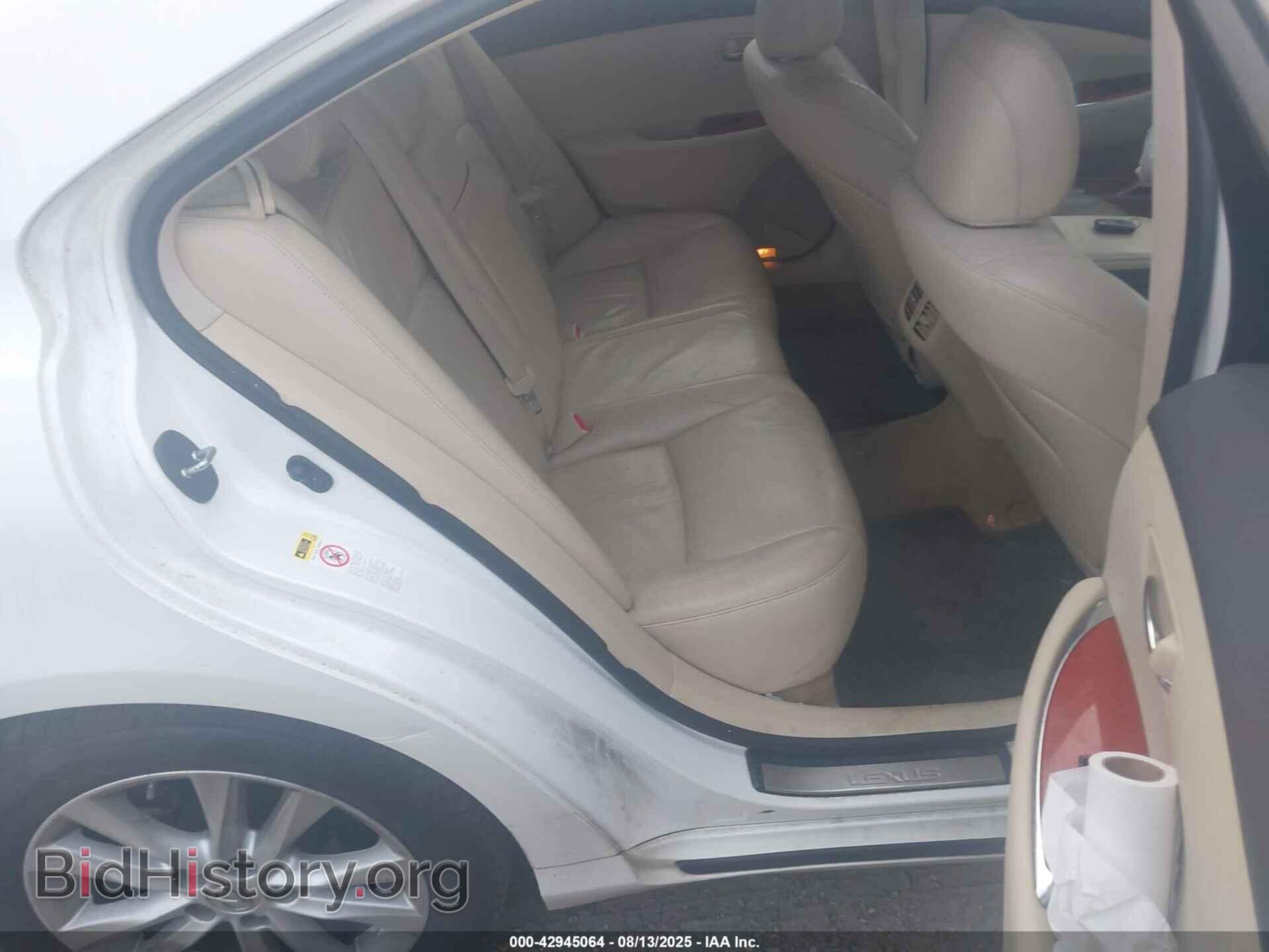 2010 LEXUS ES 350 - VIN: JTHBK1EG4A2343784 - Фото 8