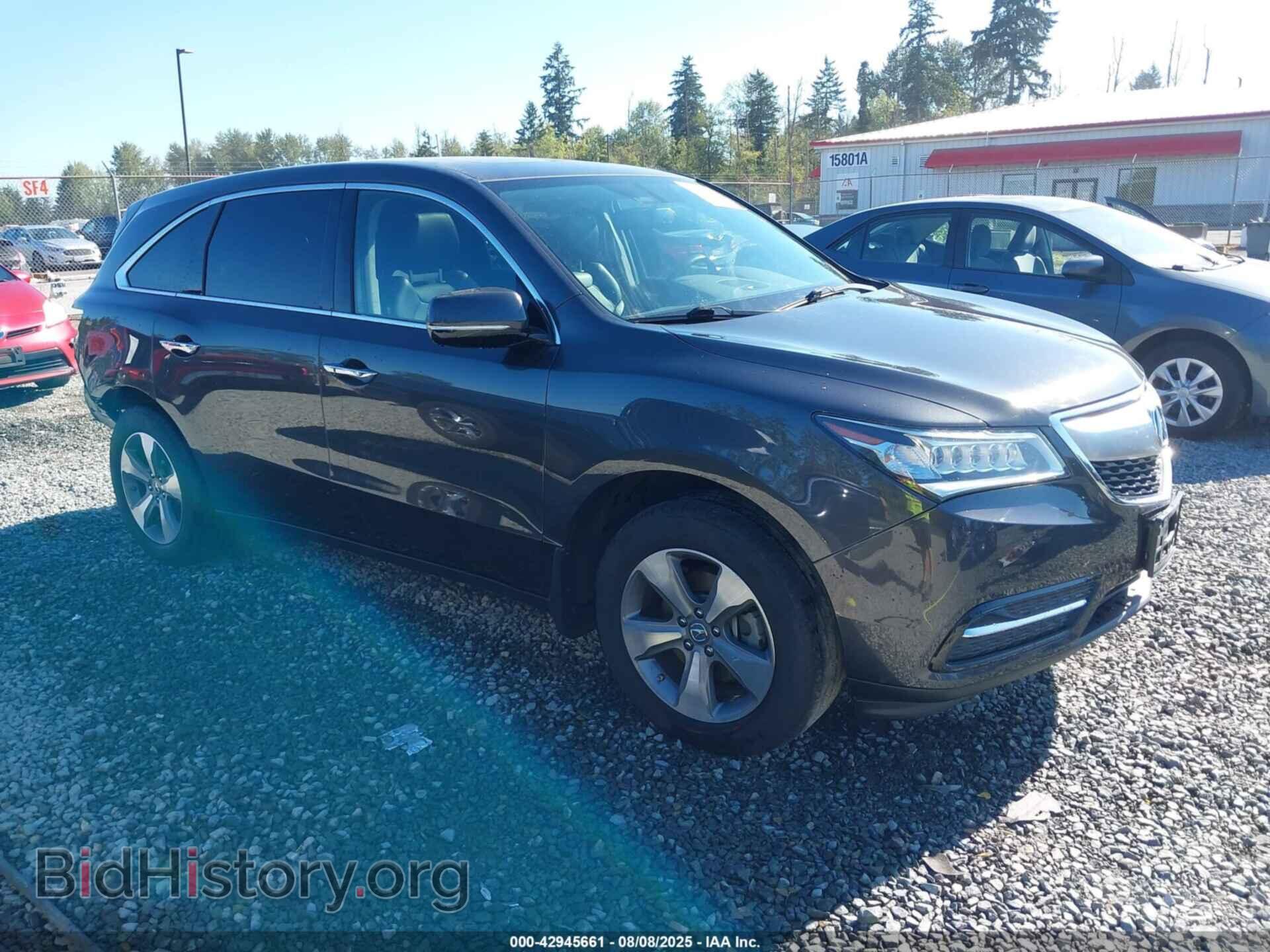 Фотография 5FRYD4H20FB005468 - ACURA MDX 2015