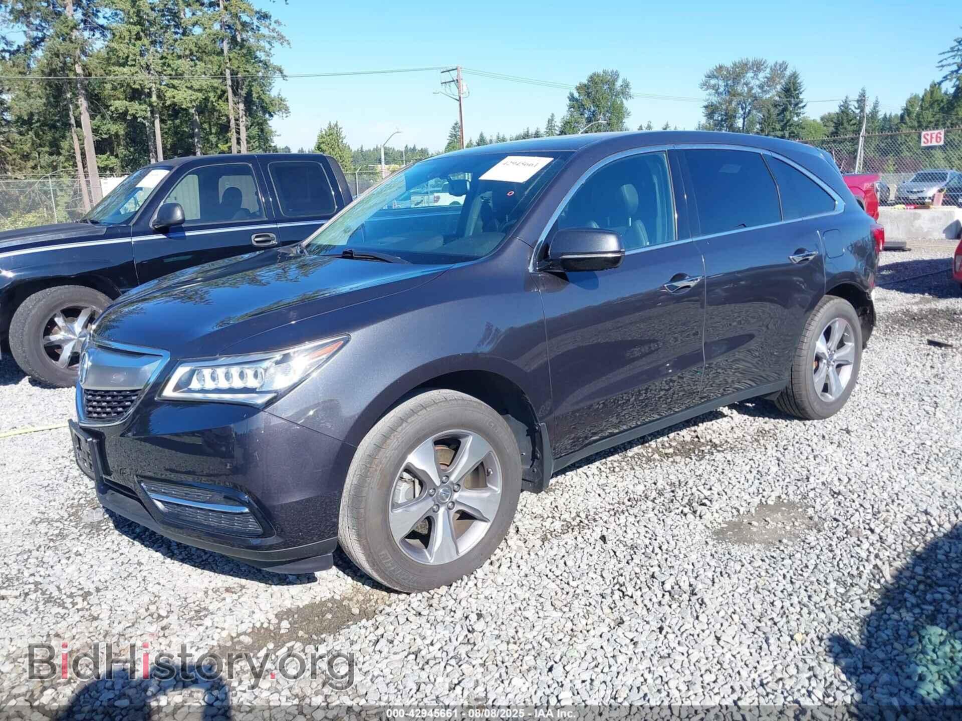 2015 ACURA MDX - VIN: 5FRYD4H20FB005468 - Фото 2