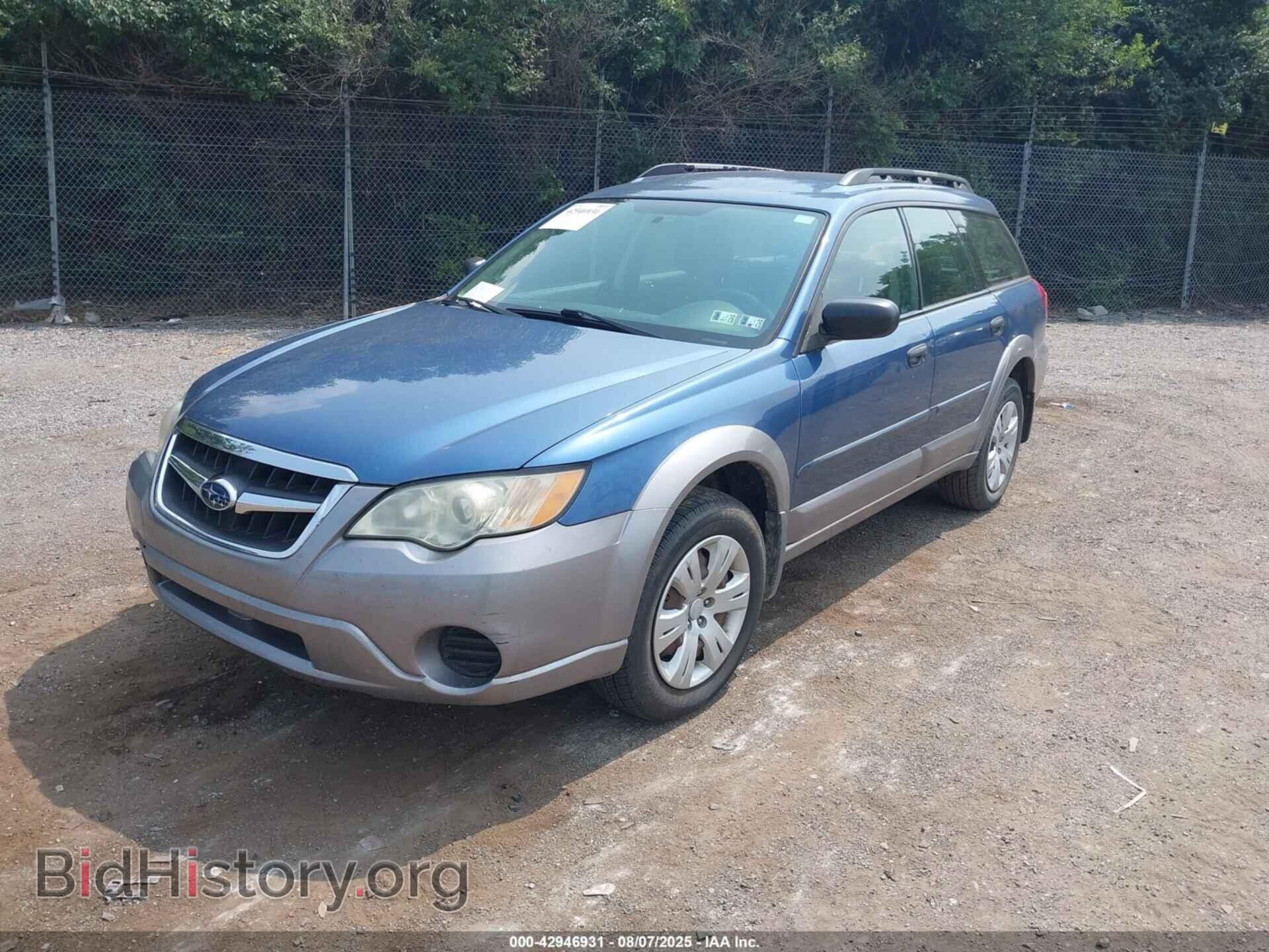 2008 SUBARU OUTBACK - VIN: 4S4BP60C387358323 - Фото 2