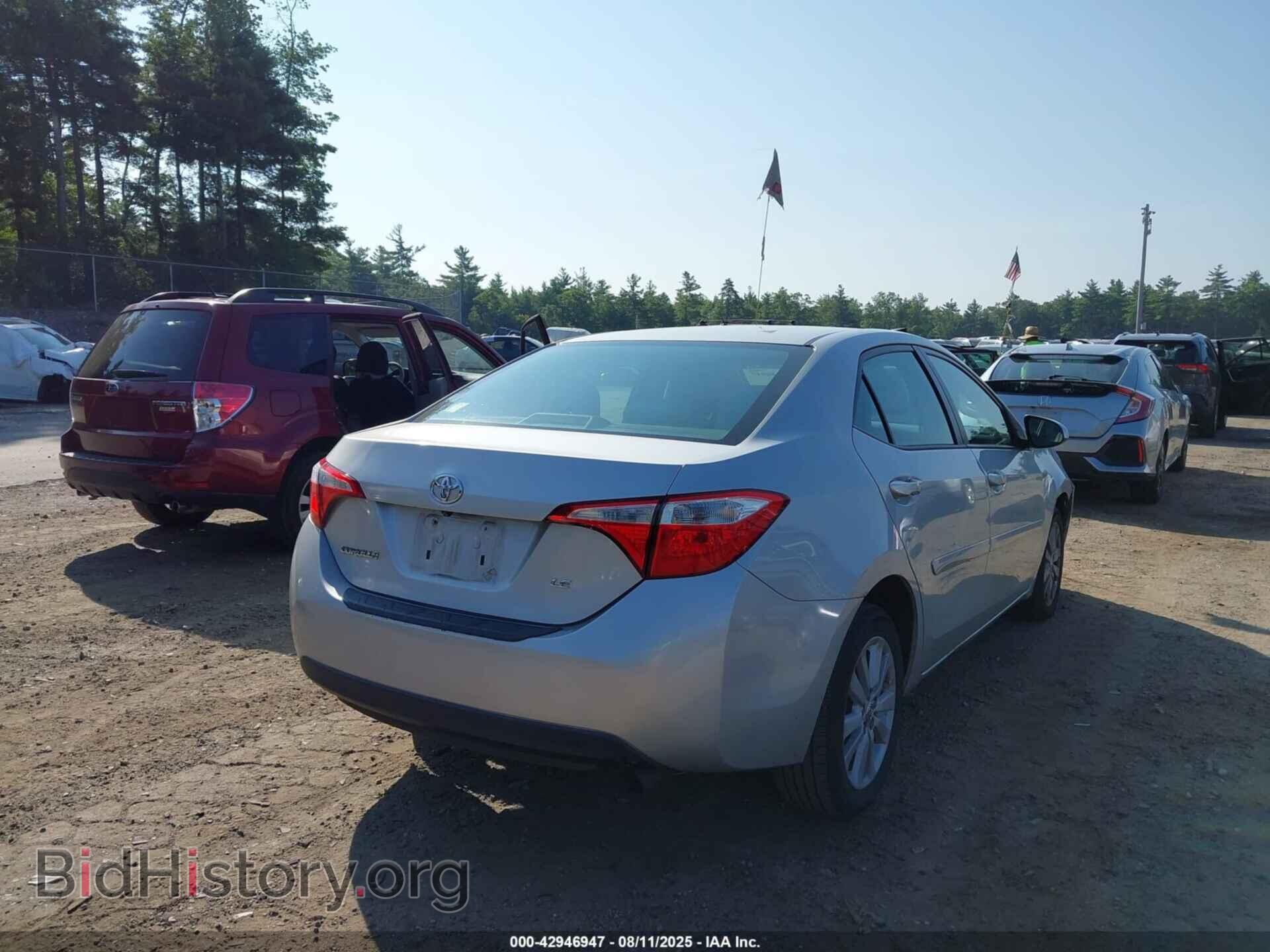 2014 TOYOTA COROLLA - VIN: 2T1BURHE0EC141729 - Фото 4