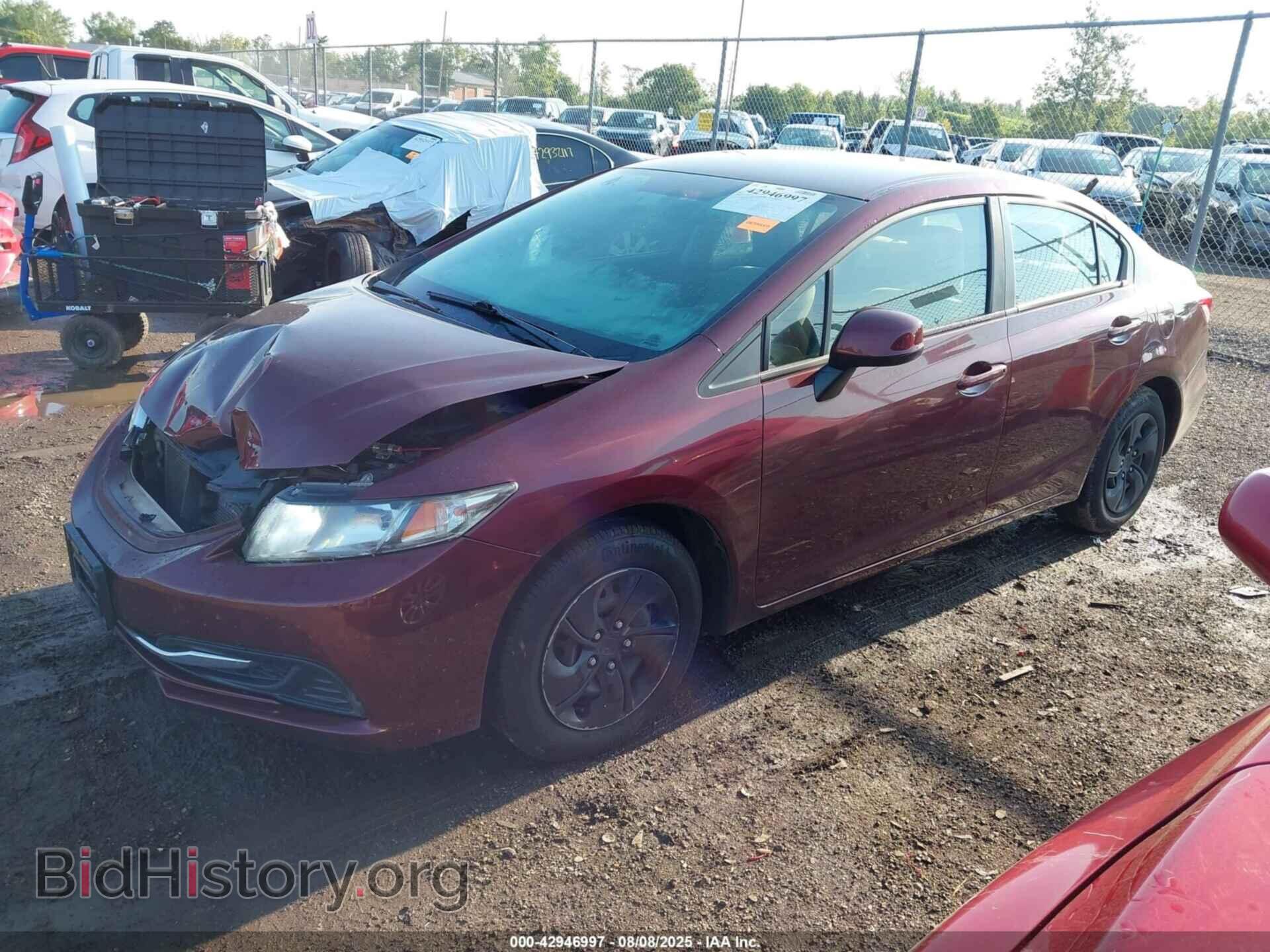 2013 HONDA CIVIC - VIN: 19XFB2F51DE068744 - Фото 2