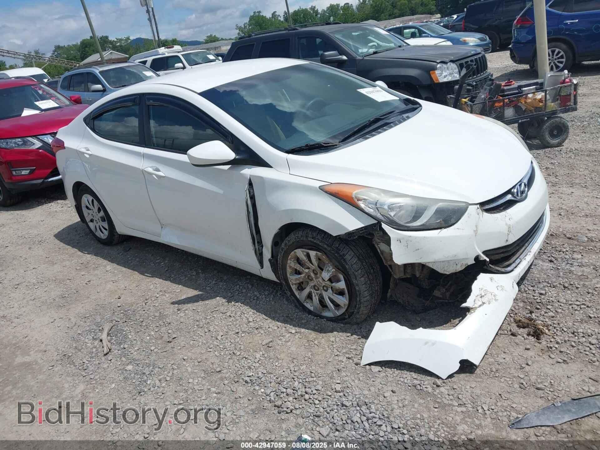 Photo 5NPDH4AE3CH145763 - HYUNDAI ELANTRA 2012