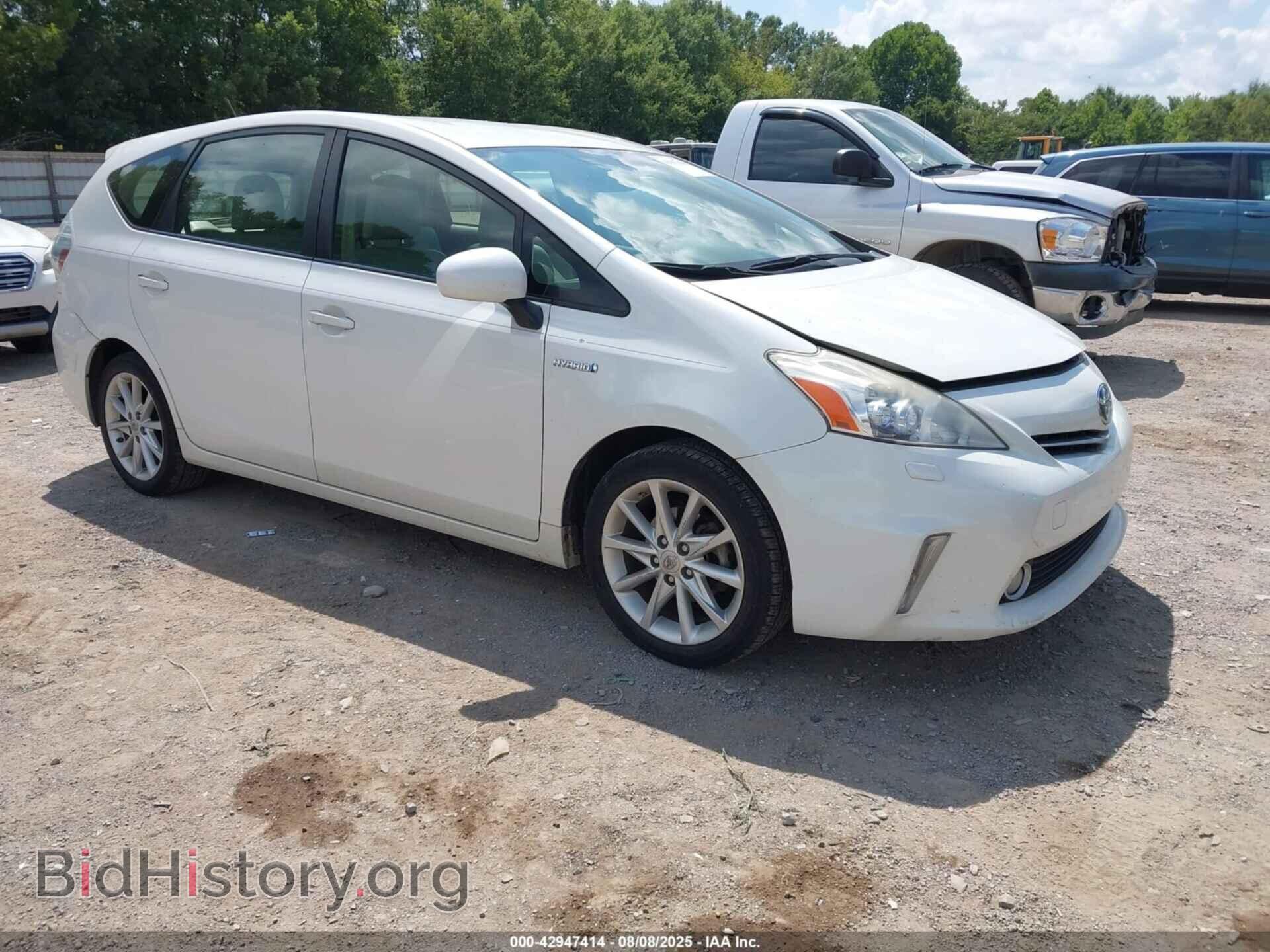Photo JTDZN3EU0C3183778 - TOYOTA PRIUS V 2012