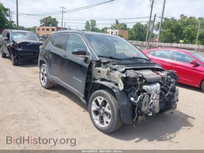 2019 Jeep COMPASS Limited 4X4, черный — VIN 3C4NJDCB8KT766877, IAAI