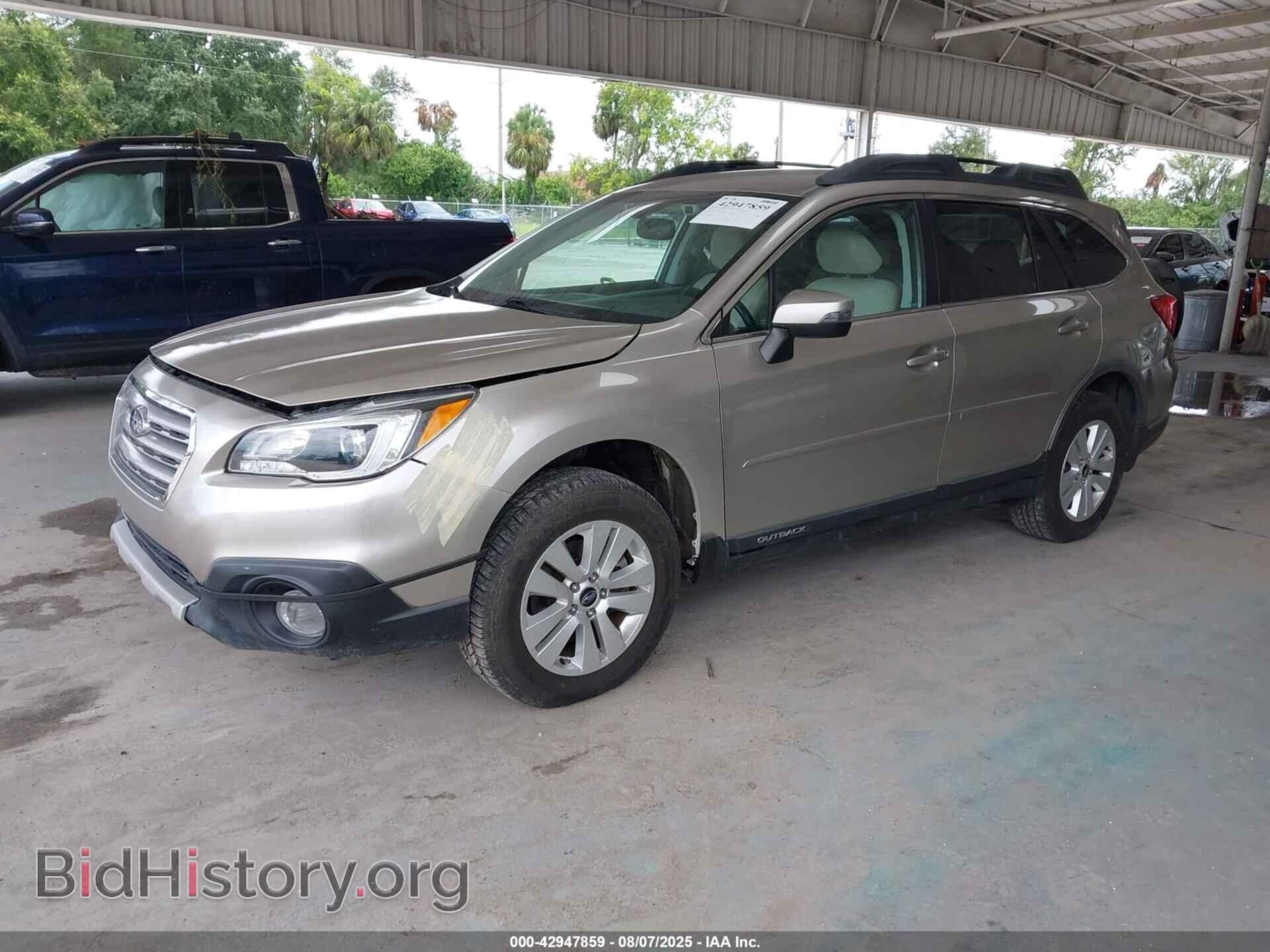 2016 SUBARU OUTBACK - VIN: 4S4BSBFC8G3229739 - Фото 2
