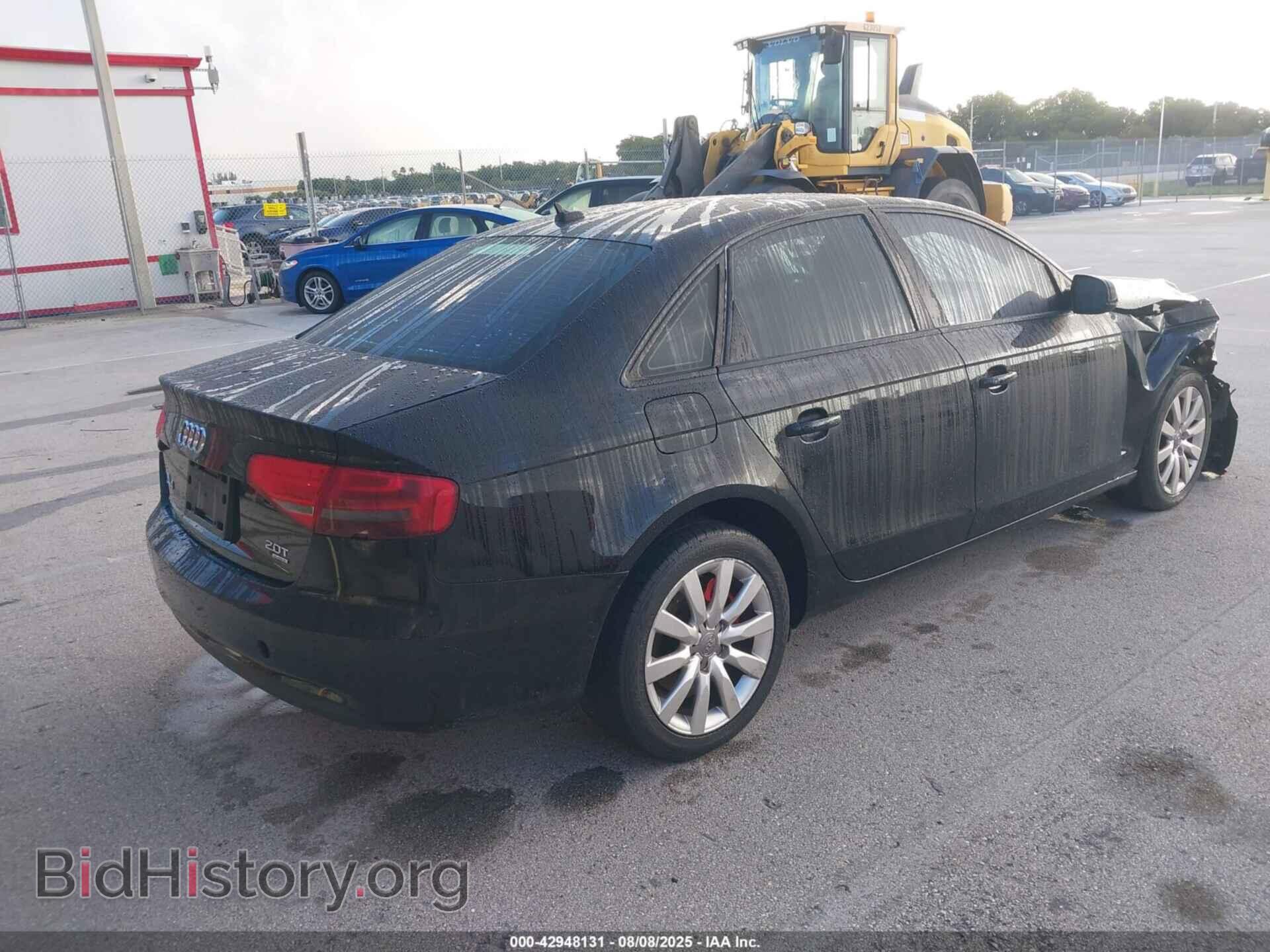 2013 AUDI A4 - VIN: WAUBFAFL2DA144502 - Фото 4