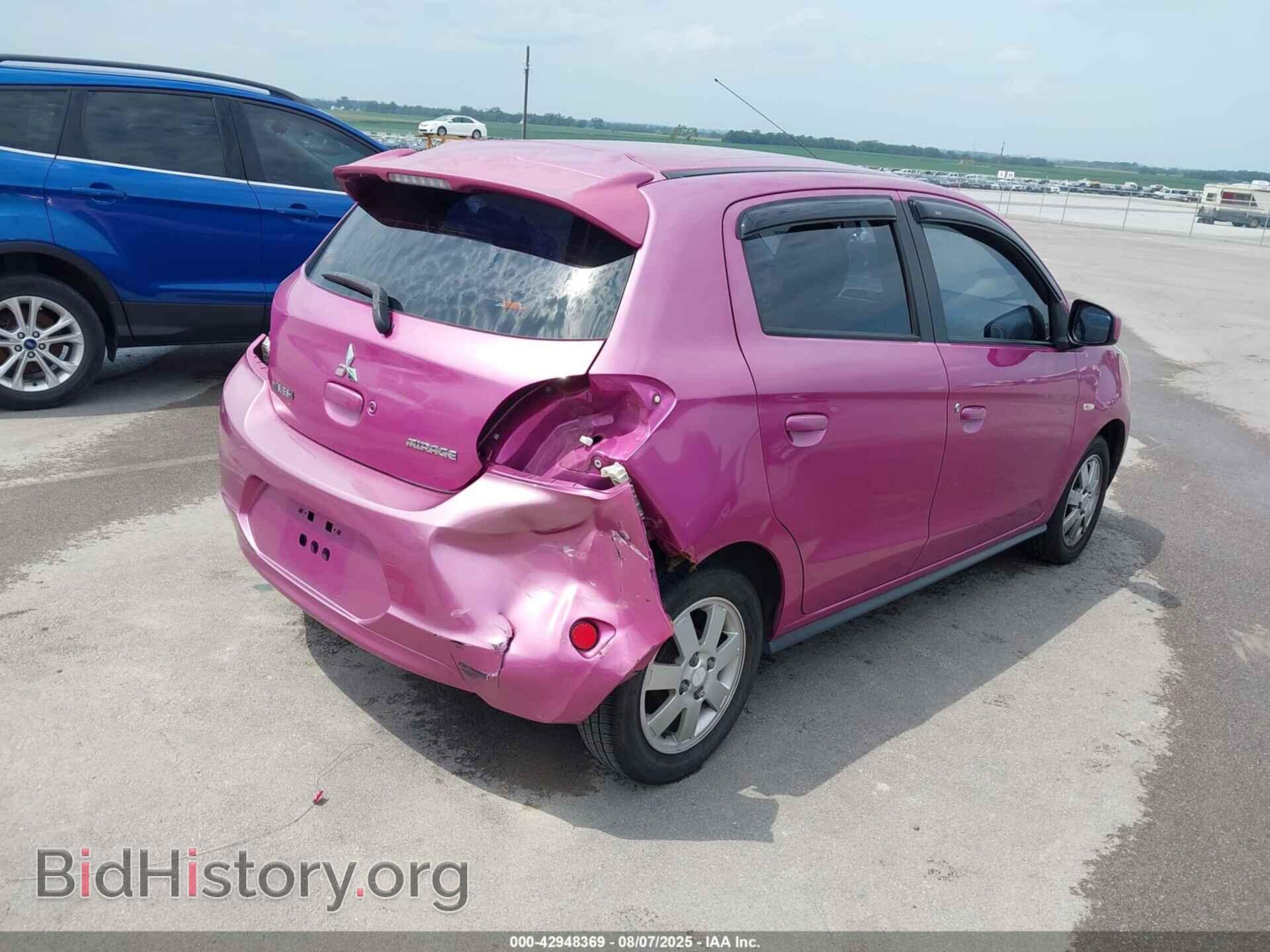 2014 MITSUBISHI MIRAGE - VIN: ML32A4HJ2EH022166 - Фото 4