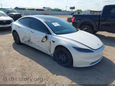 2024 Tesla MODEL 3 Long Range Dual Motor All-Wheel Drive/Rear-Wheel Drive, white — VIN 5YJ3E1EA6RF867228, IAAI
