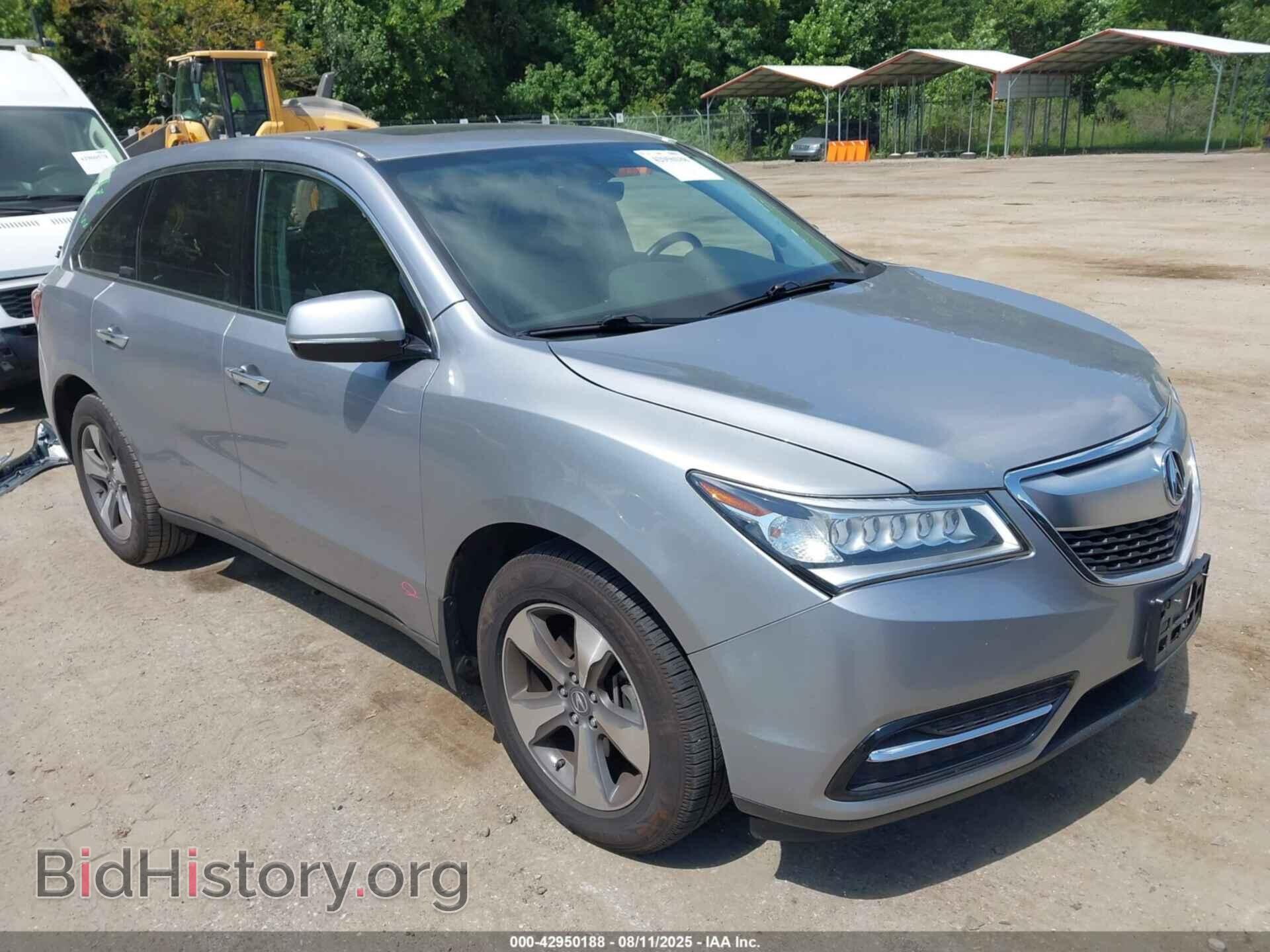 Фотография 5FRYD4H22GB013282 - ACURA MDX 2016
