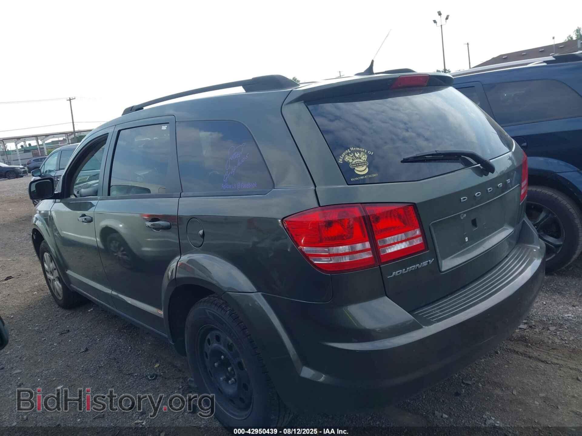 2016 DODGE JOURNEY - VIN: 3C4PDCAB3GT152193 - Фото 3