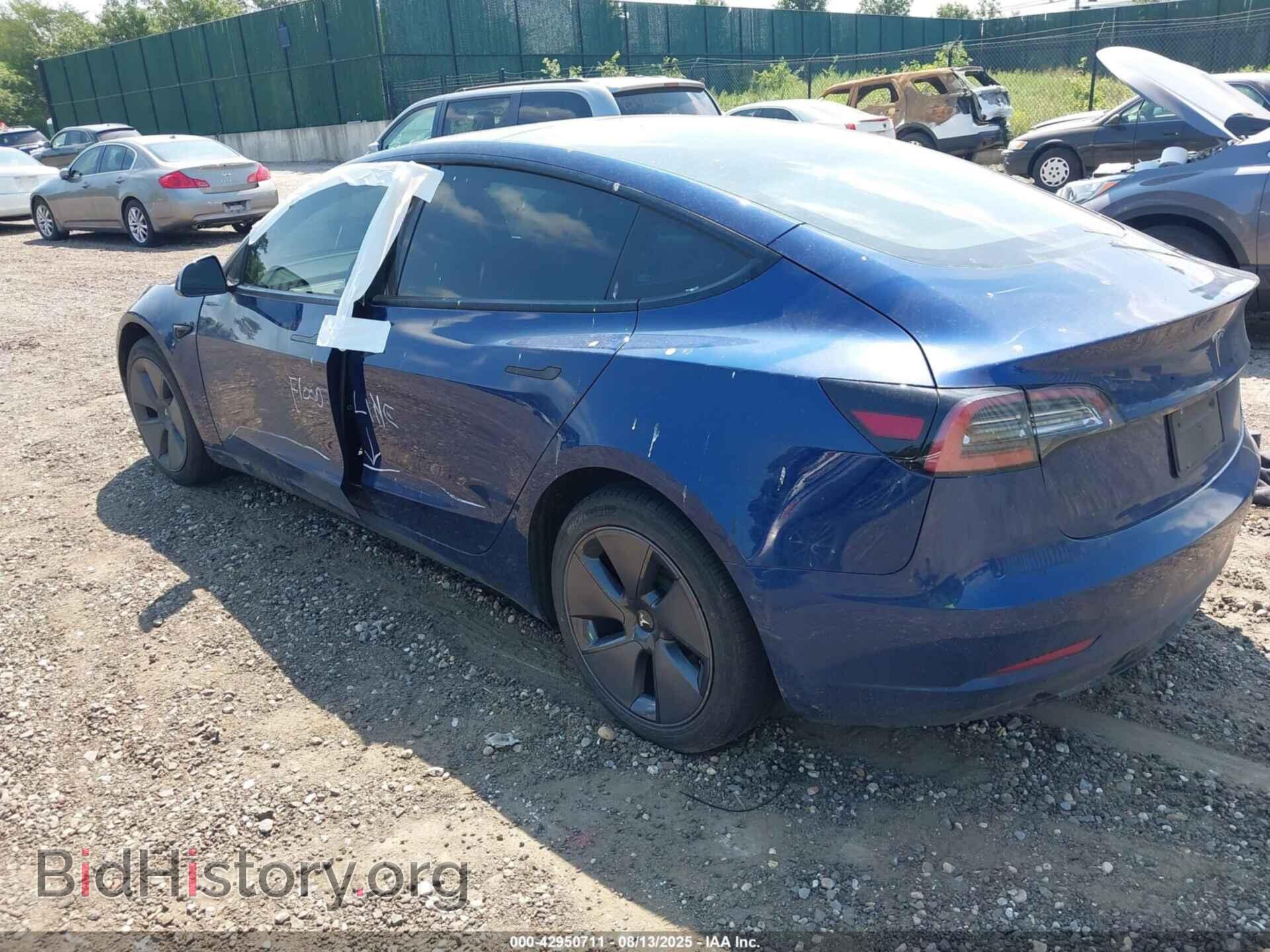 2022 TESLA MODEL 3 - VIN: 5YJ3E1EA2NF306051 - Фото 3