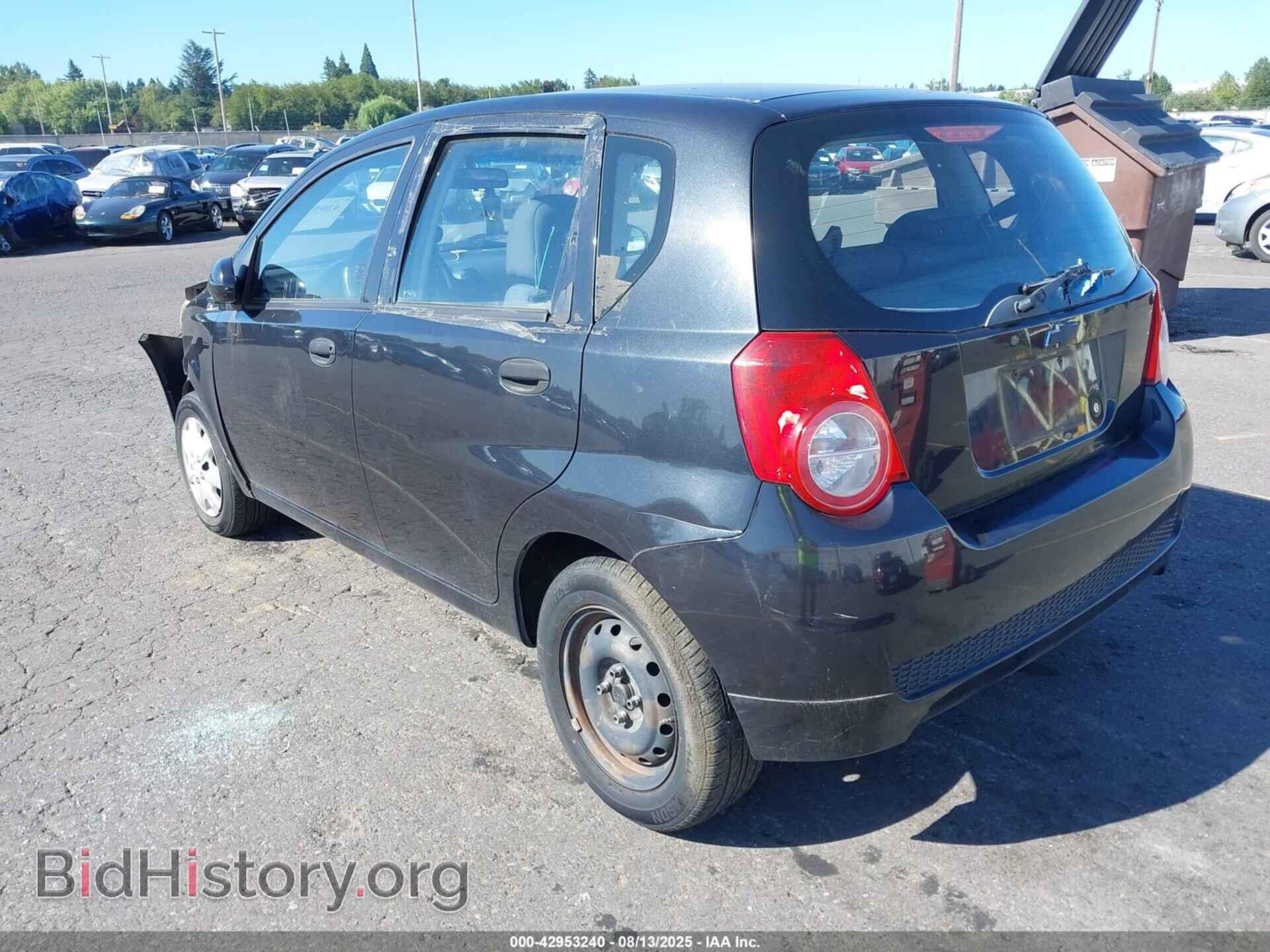 2009 CHEVROLET AVEO - VIN: KL1TD66E49B310278 - Фото 3