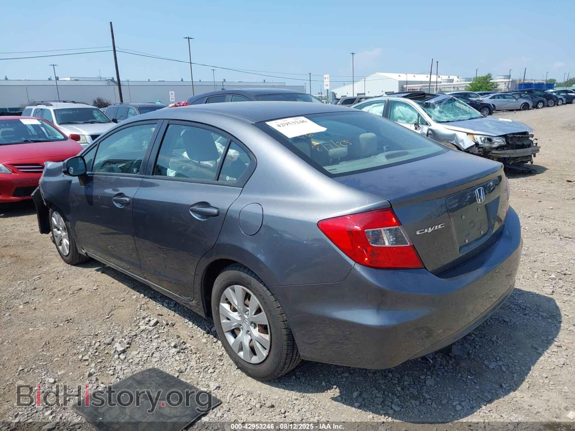 2012 HONDA CIVIC - VIN: 2HGFB2F55CH308205 - Фото 3