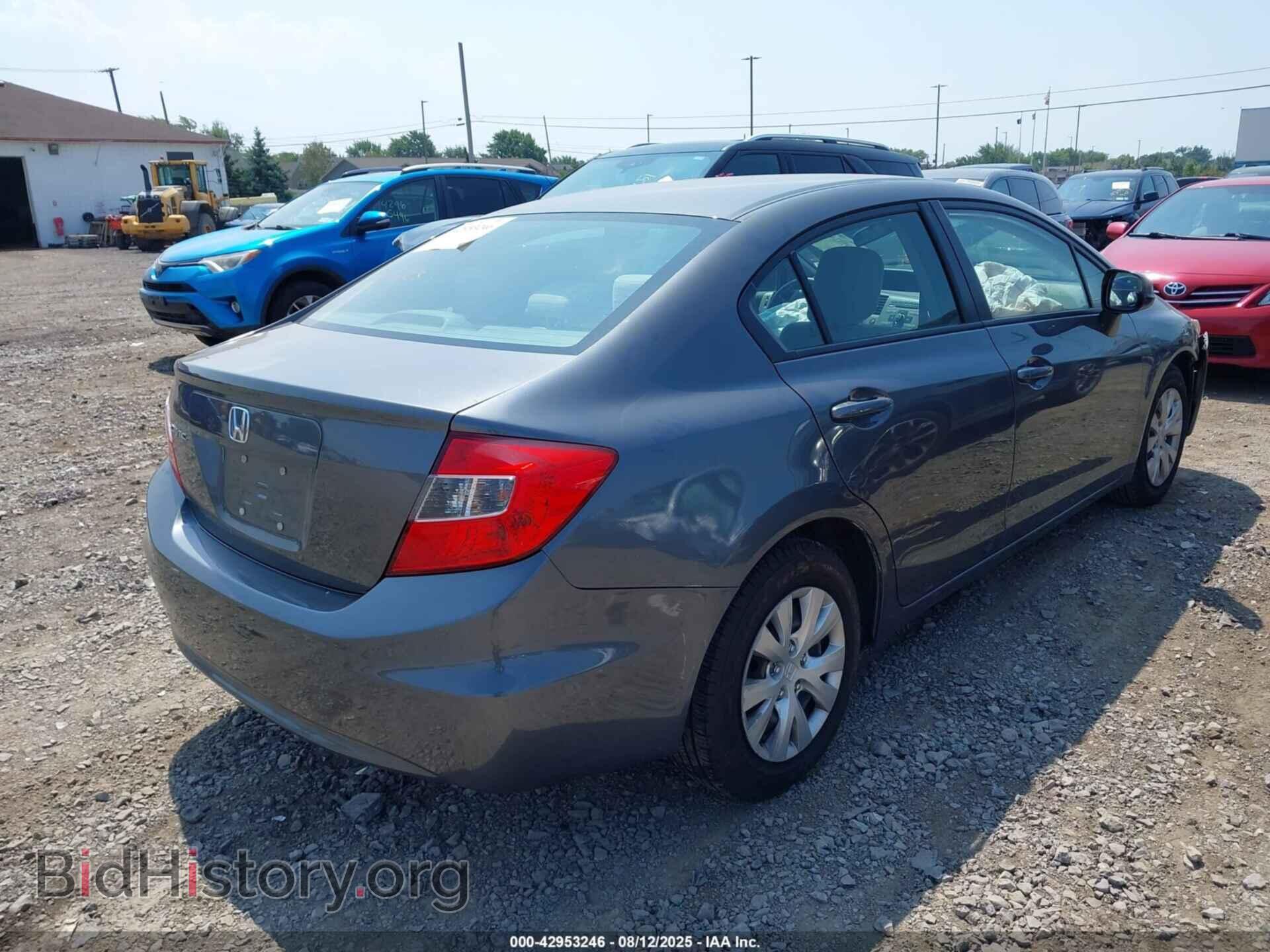2012 HONDA CIVIC - VIN: 2HGFB2F55CH308205 - Фото 4
