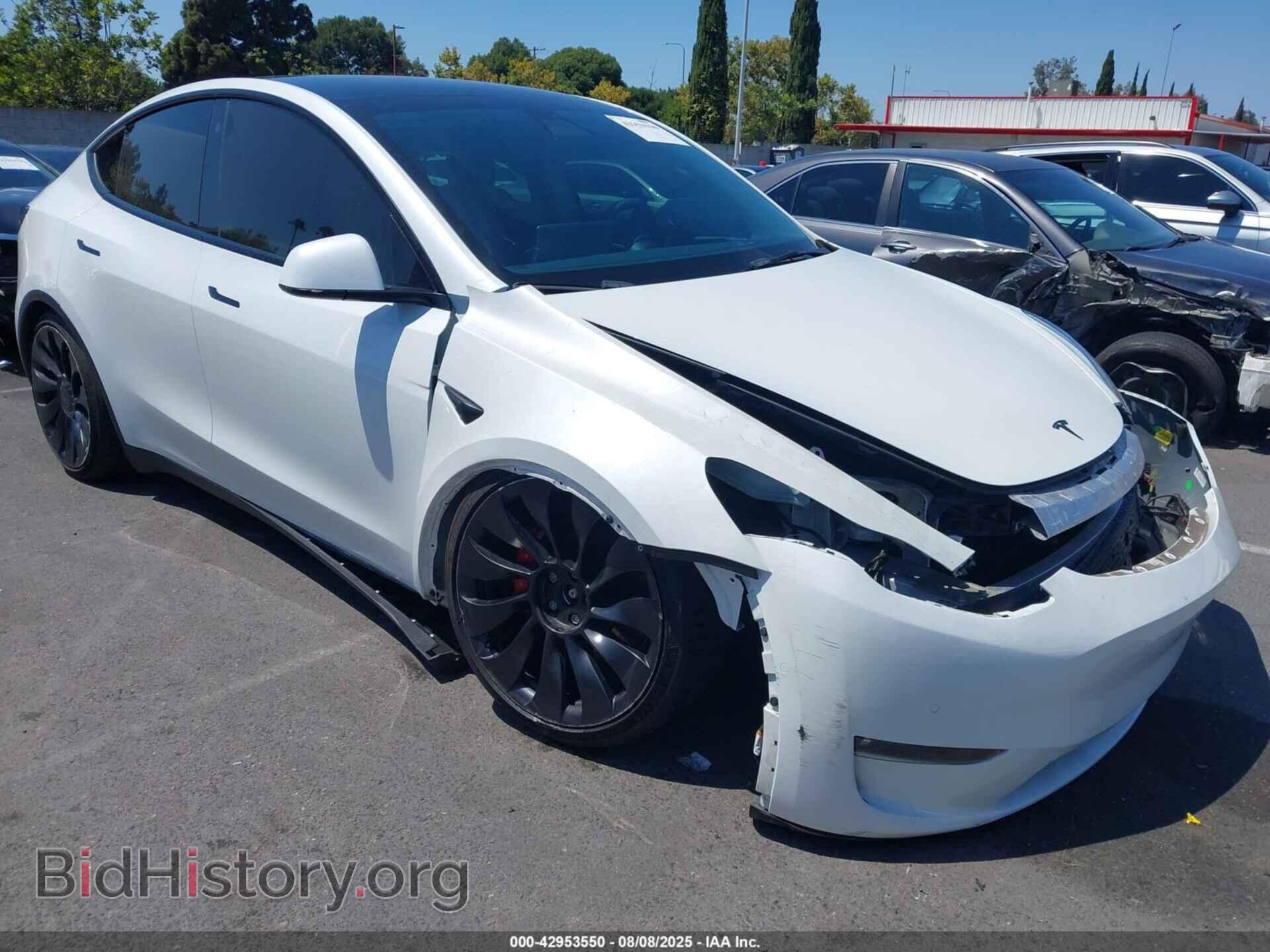 Photo 7SAYGDEF1NF452425 - TESLA MODEL Y 2022