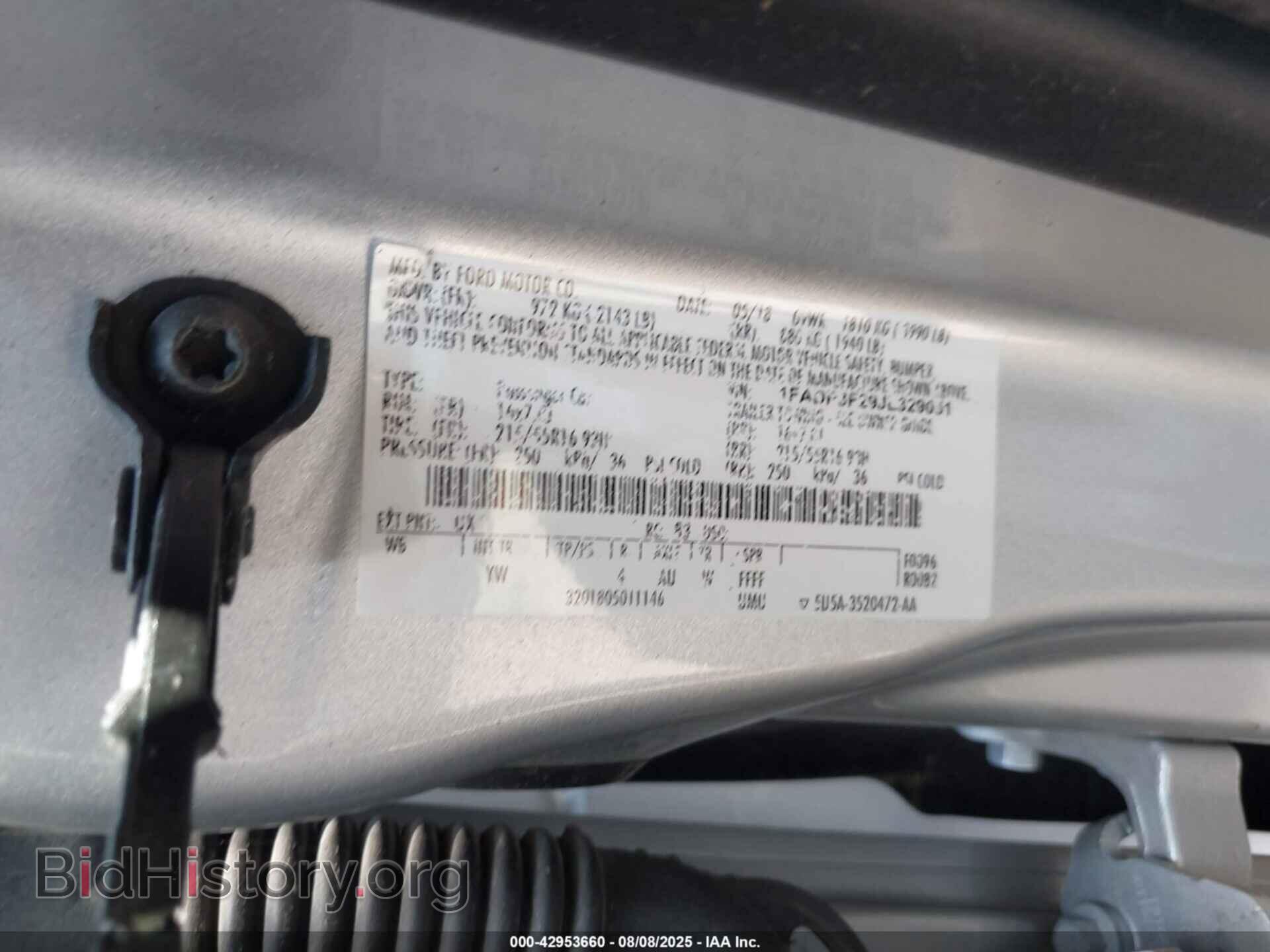 2018 FORD FOCUS - VIN: 1FADP3F29JL329051 - Фото 9