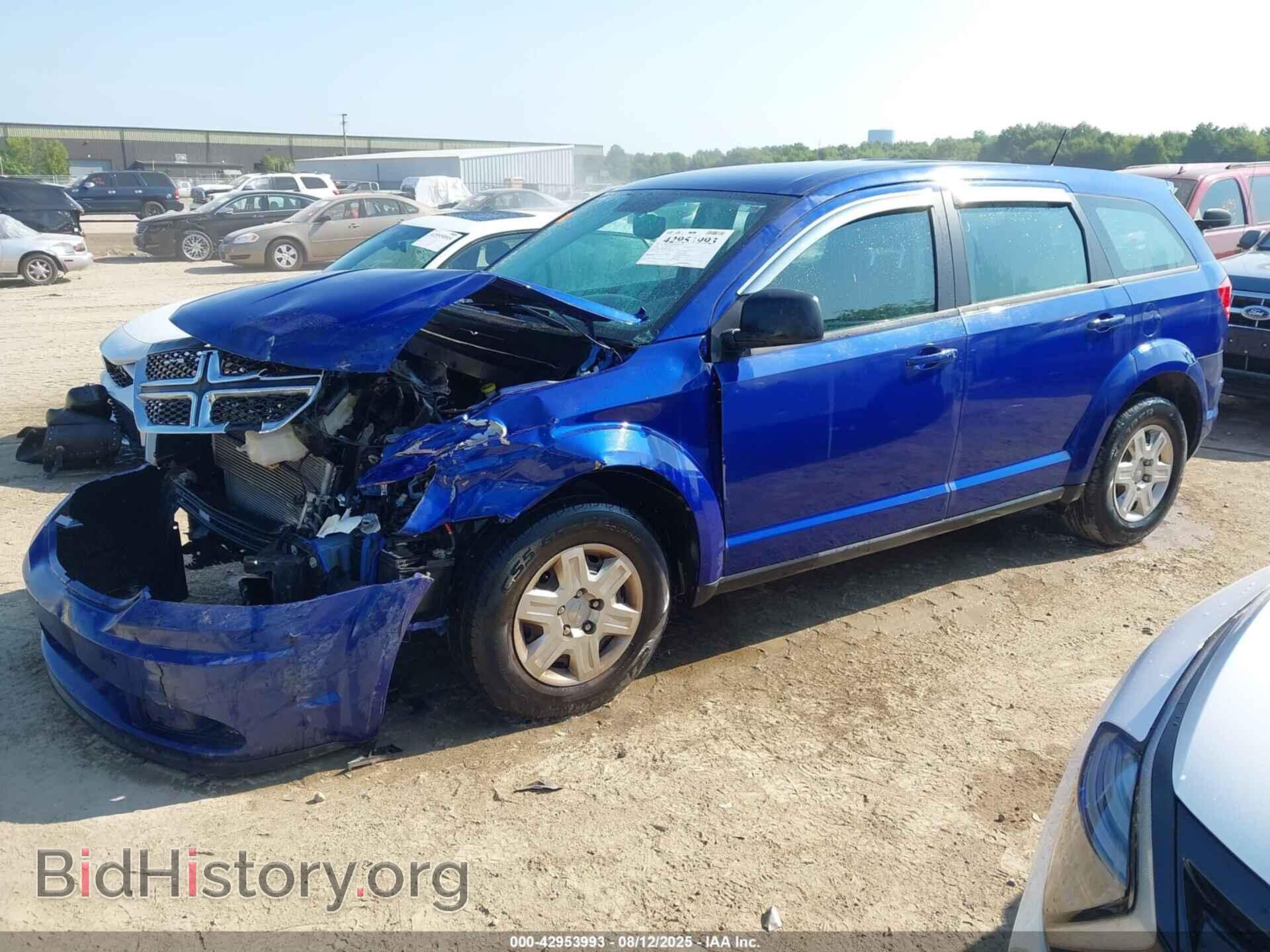 2012 DODGE JOURNEY - VIN: 3C4PDCAB9CT300034 - Фото 2