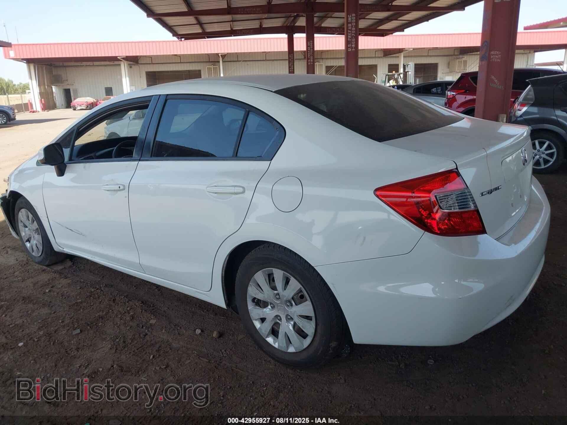 2012 HONDA CIVIC - VIN: 2HGFB2E57CH519536 - Фото 3