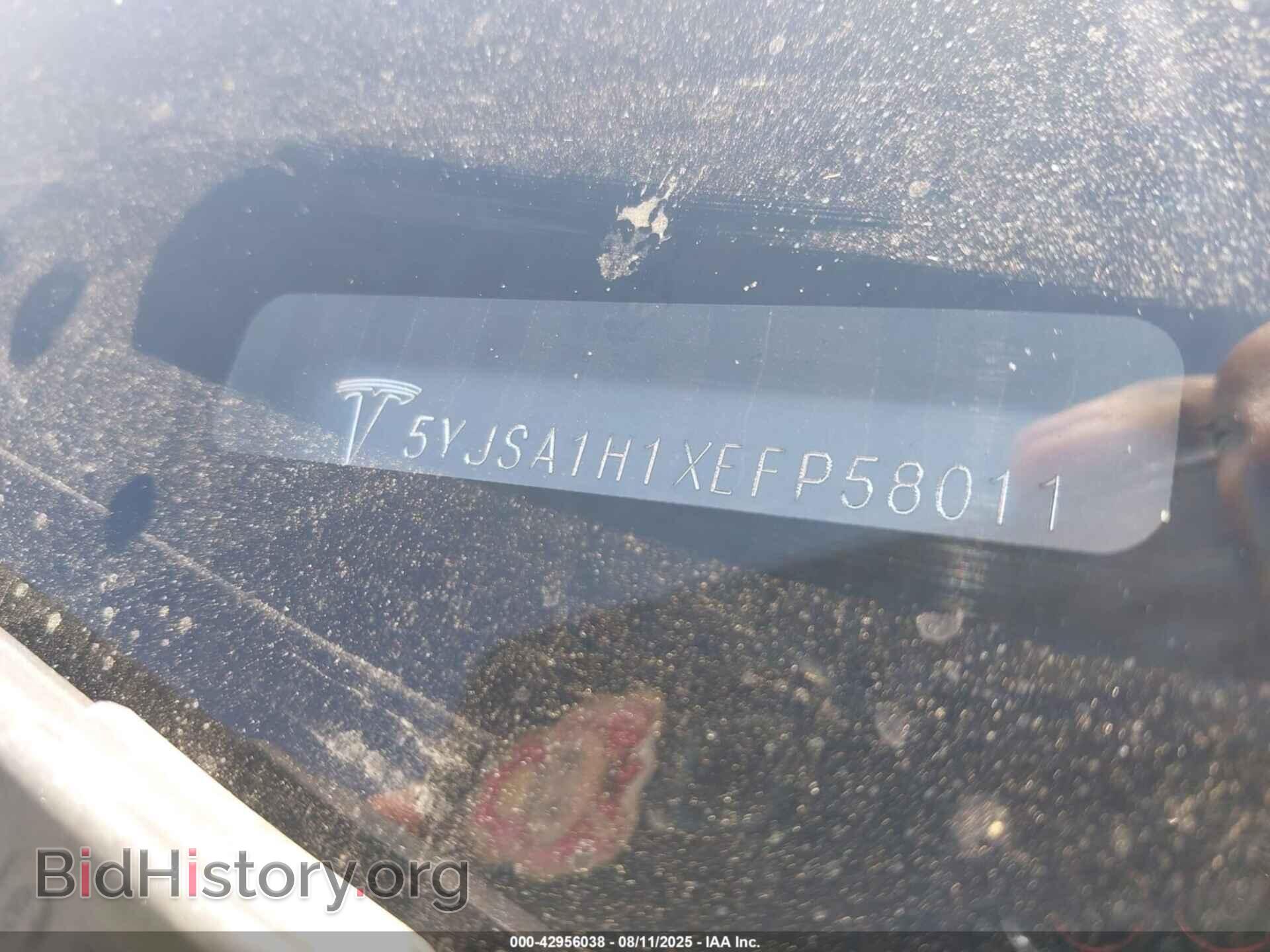 2014 TESLA MODEL S - VIN: 5YJSA1H1XEFP58011 - Фото 9