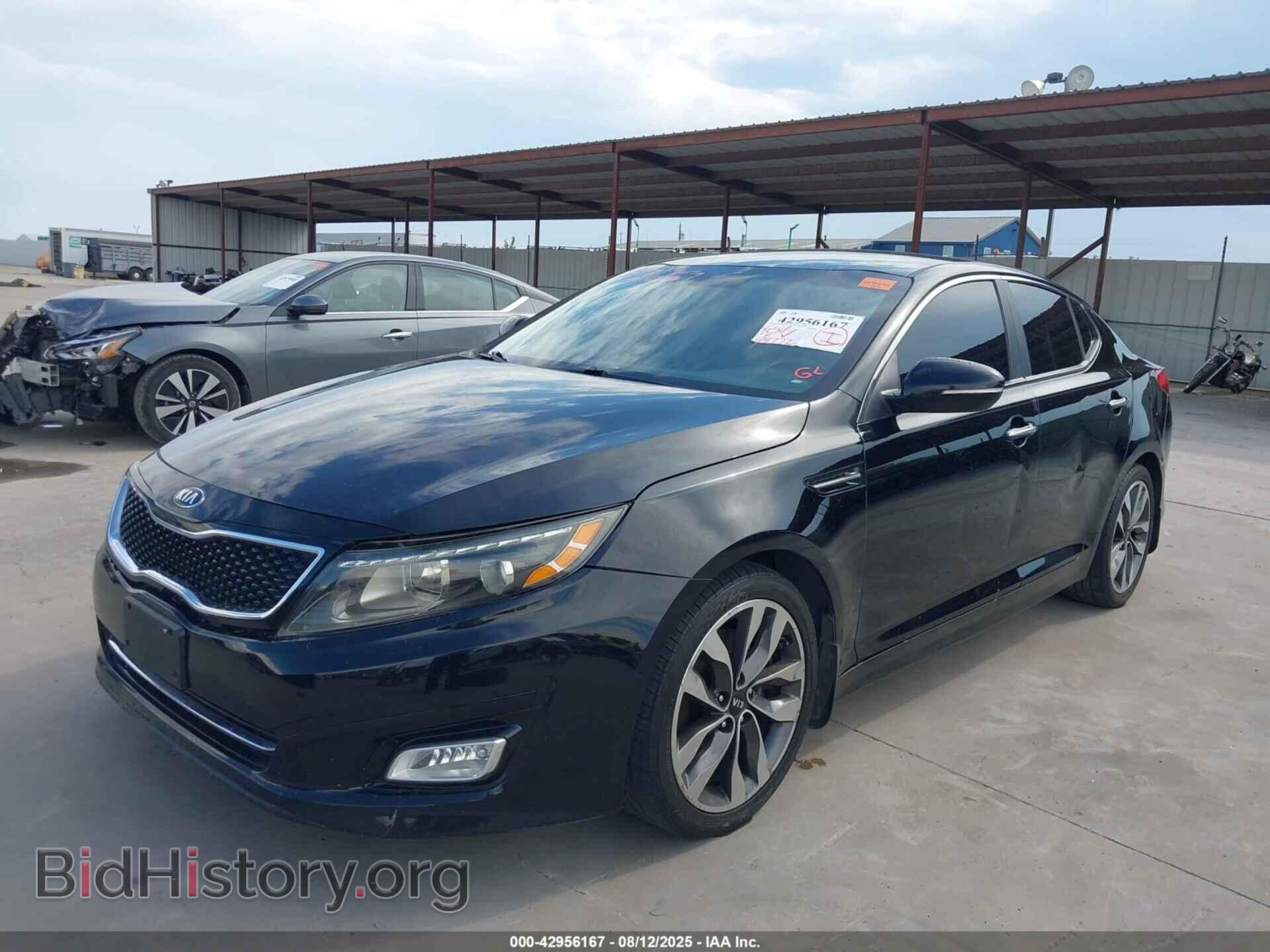 2015 KIA OPTIMA - VIN: 5XXGR4A76FG456566 - Фото 2
