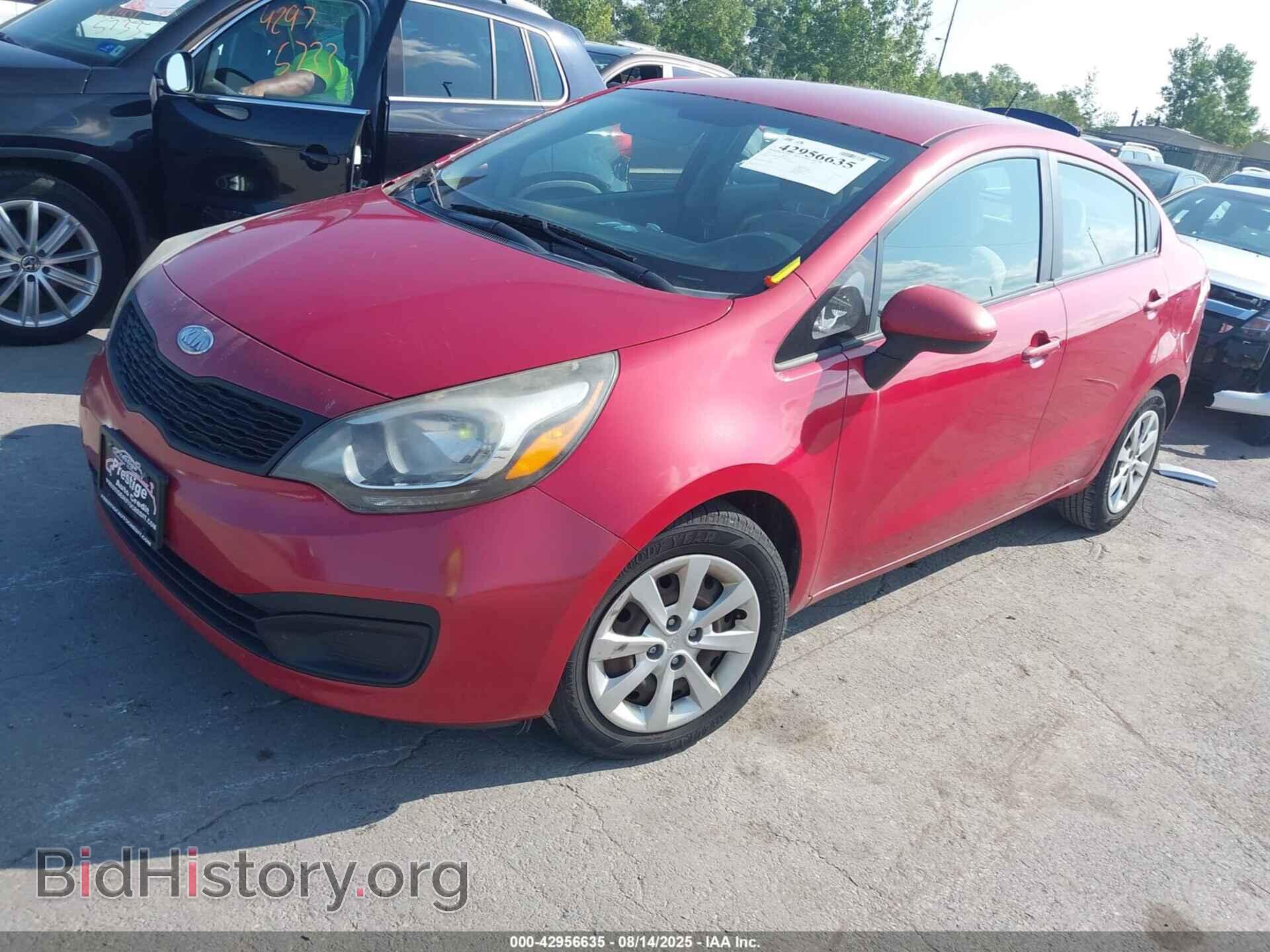 2012 KIA RIO - VIN: KNADM4A38C6087943 - Фото 2