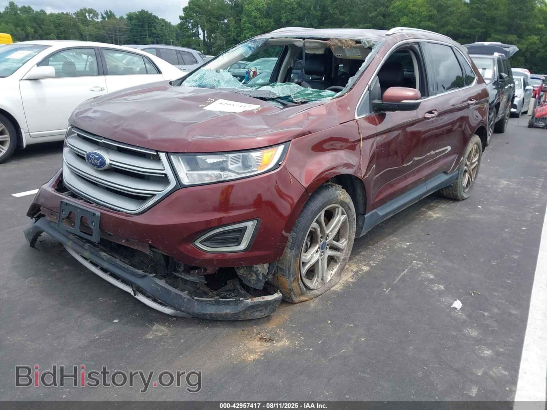 2015 FORD EDGE - VIN: 2FMTK4K98FBB61693 - Photo 2